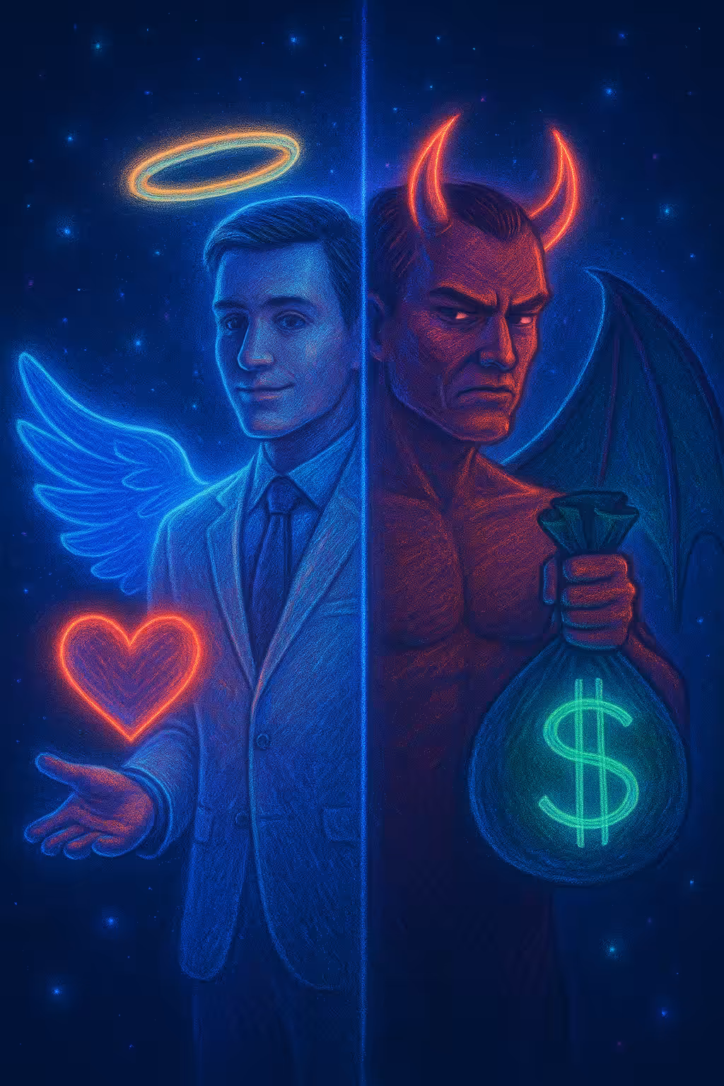 Duality: Love vs. Greed