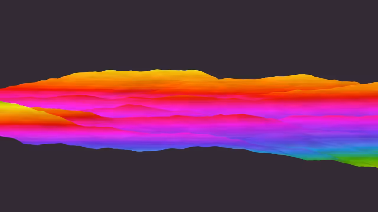 Rainbow Height Map Noise (Animated)