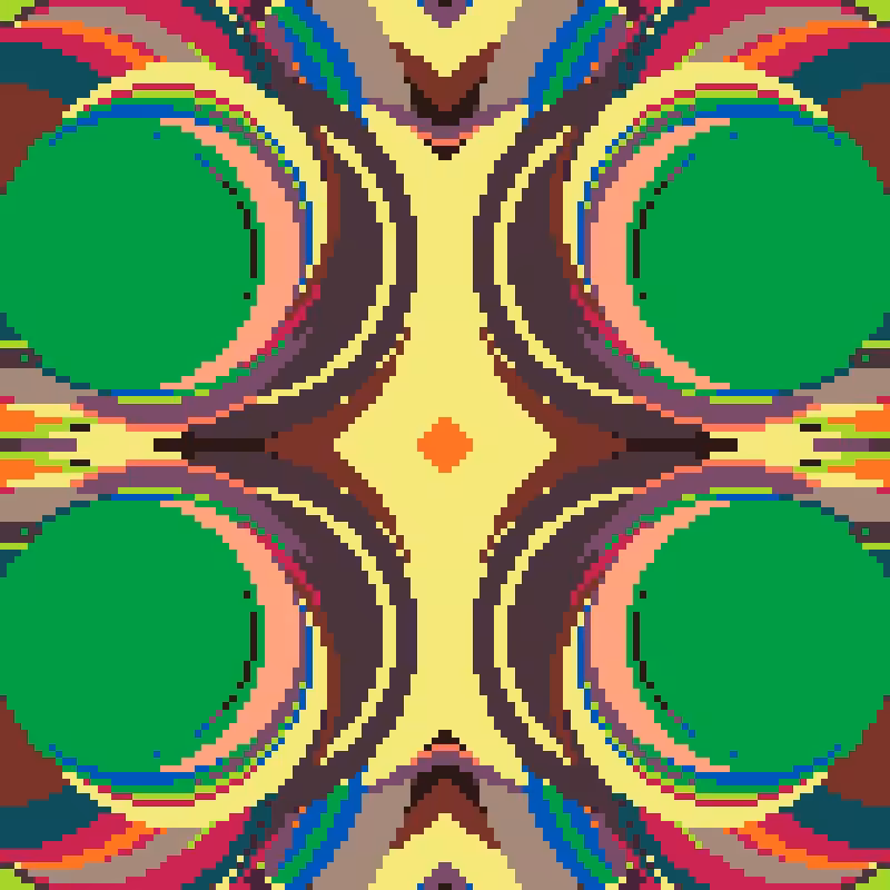 Rapid Psychedelic Inkblot Test Generator #73