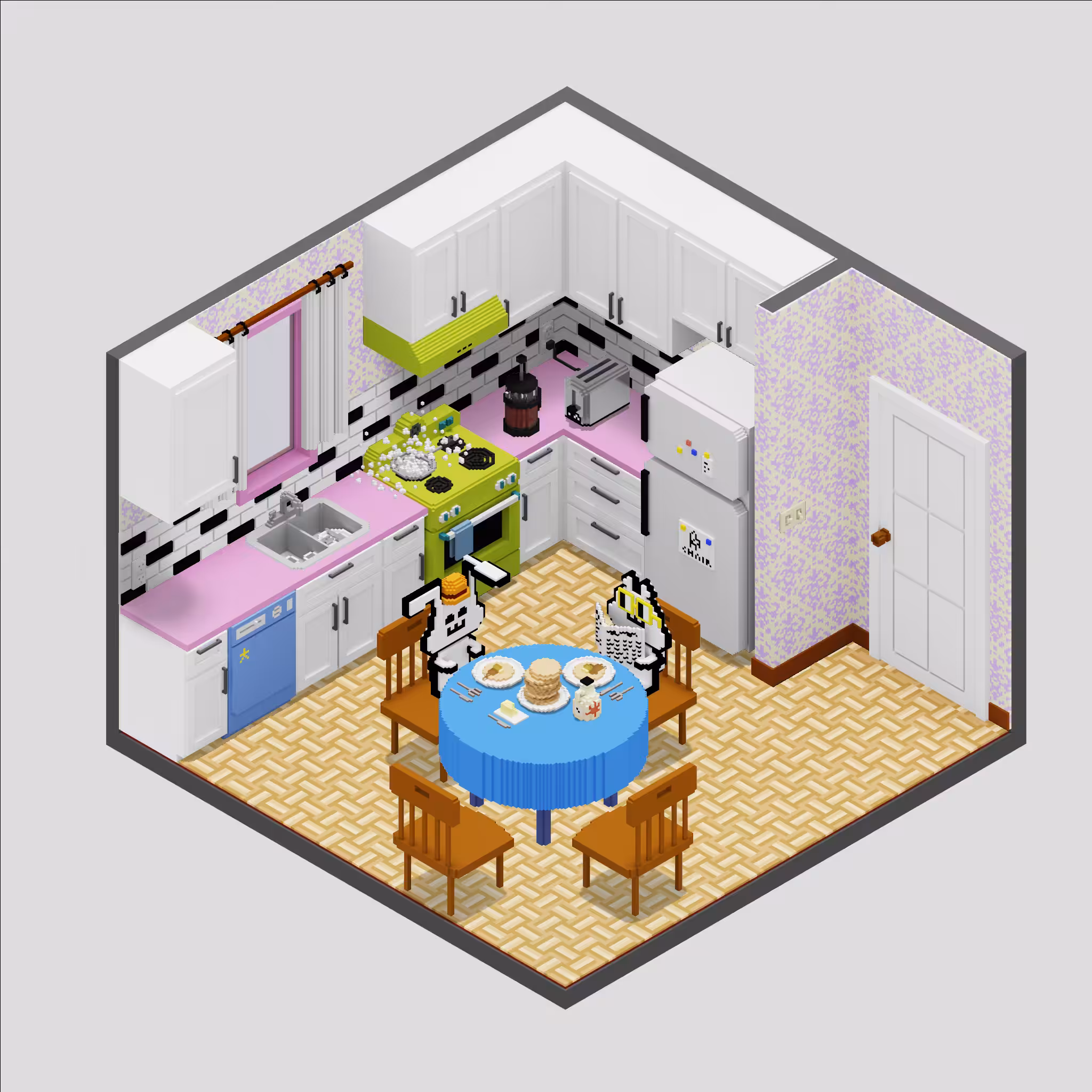 Many-Rooms Interpretation: Kitchen: Kitchen #13