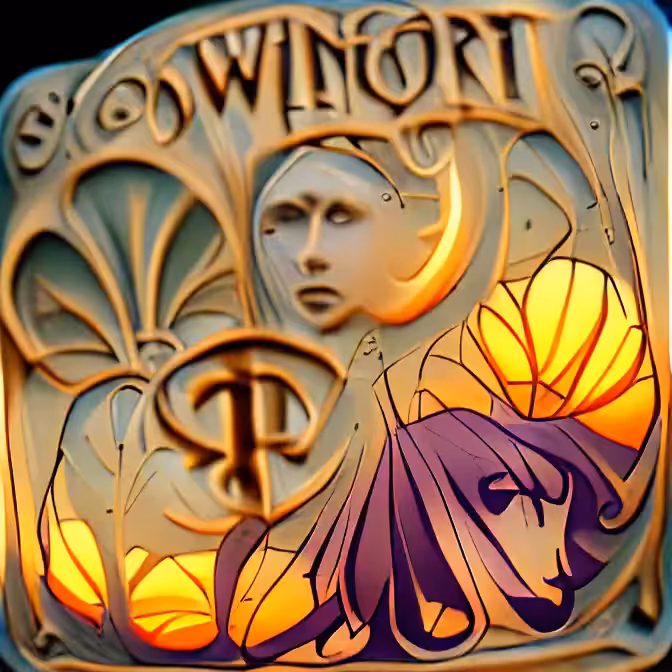 Art Nouveau Sunset 2