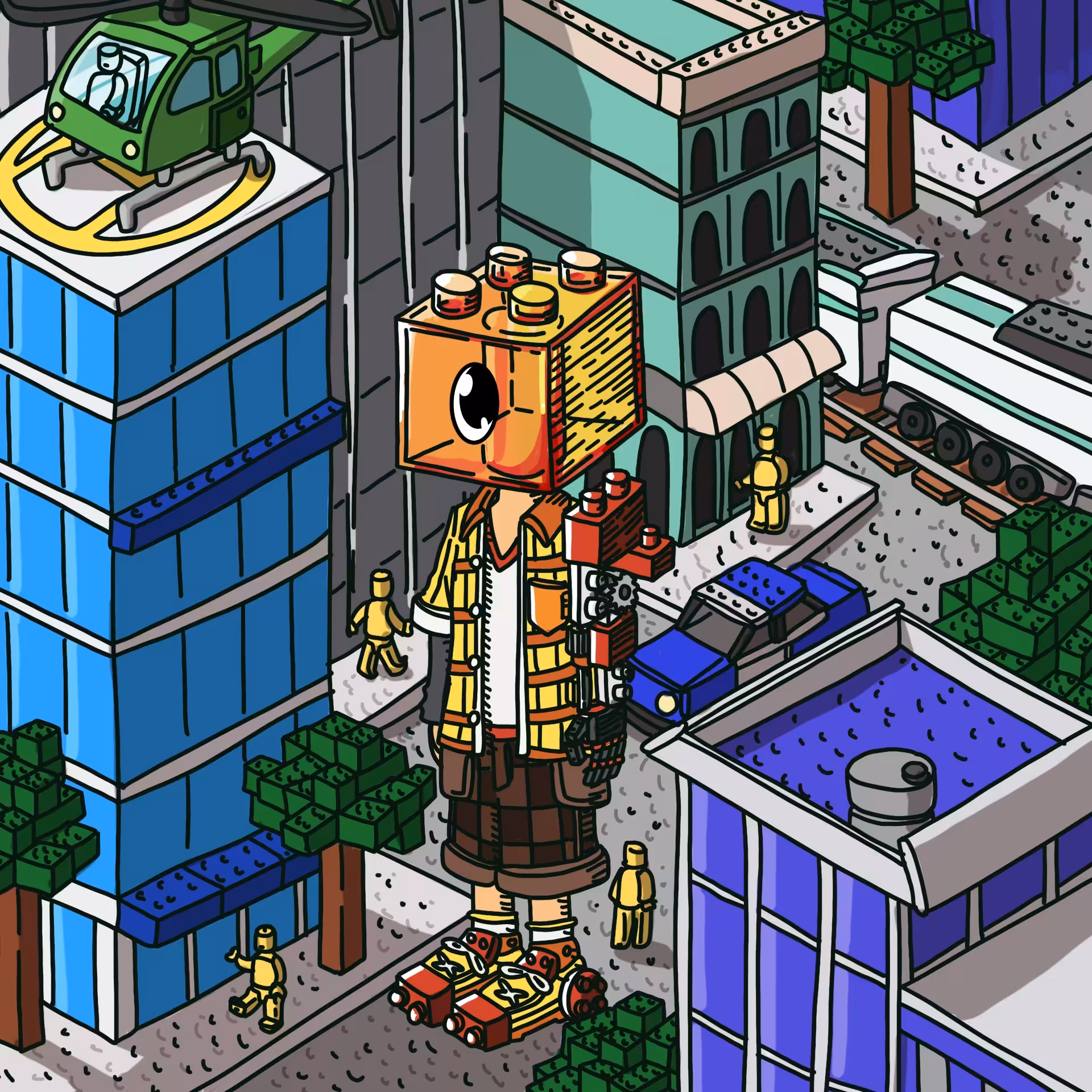 One eyed guys: Master builder OEG