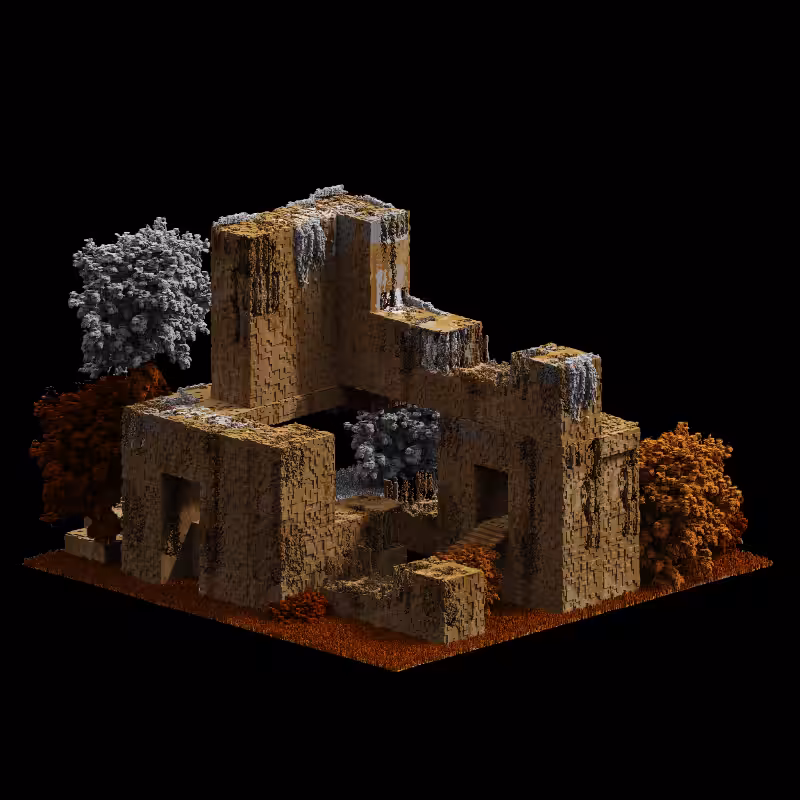The voxel house #N1 #10