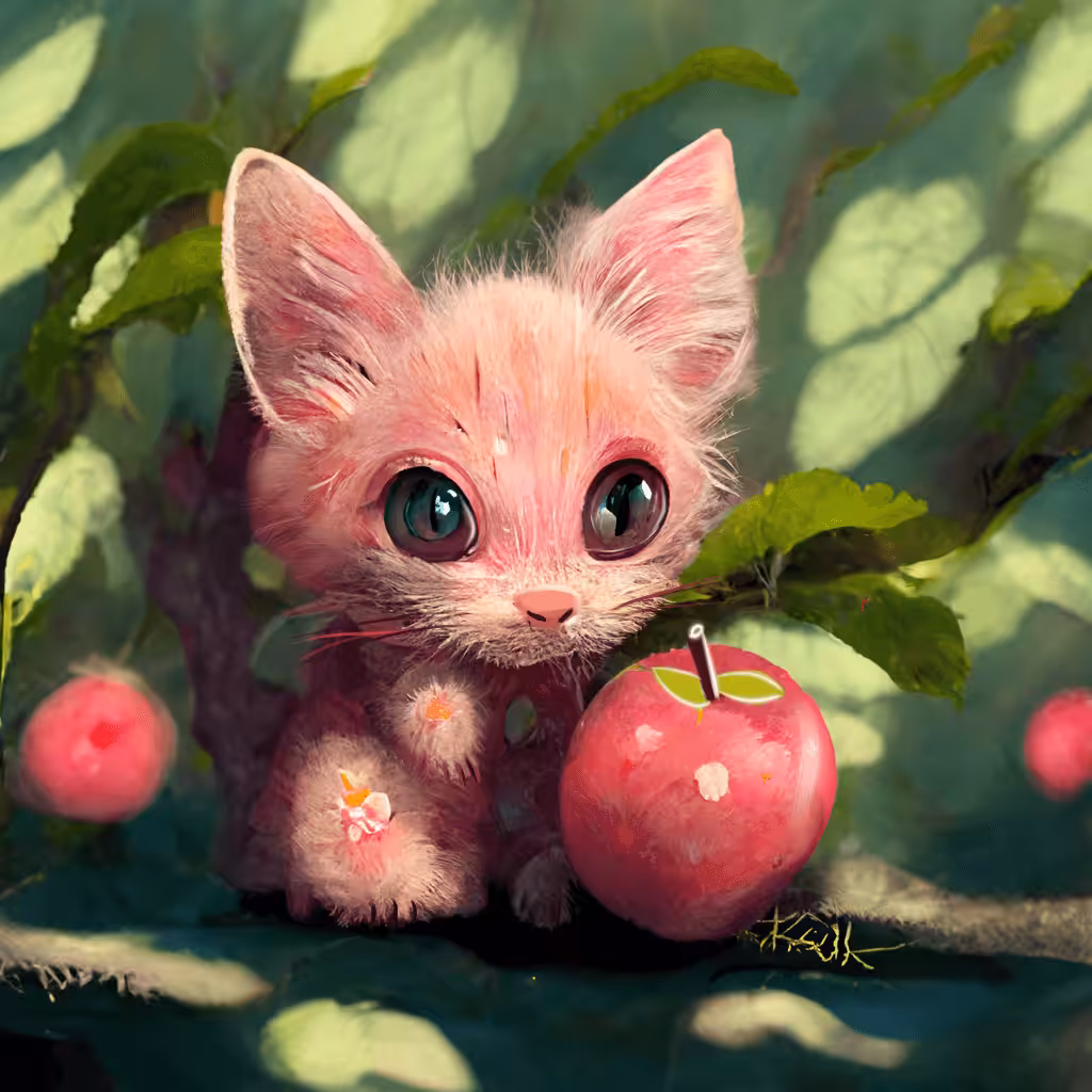 Pink kitten