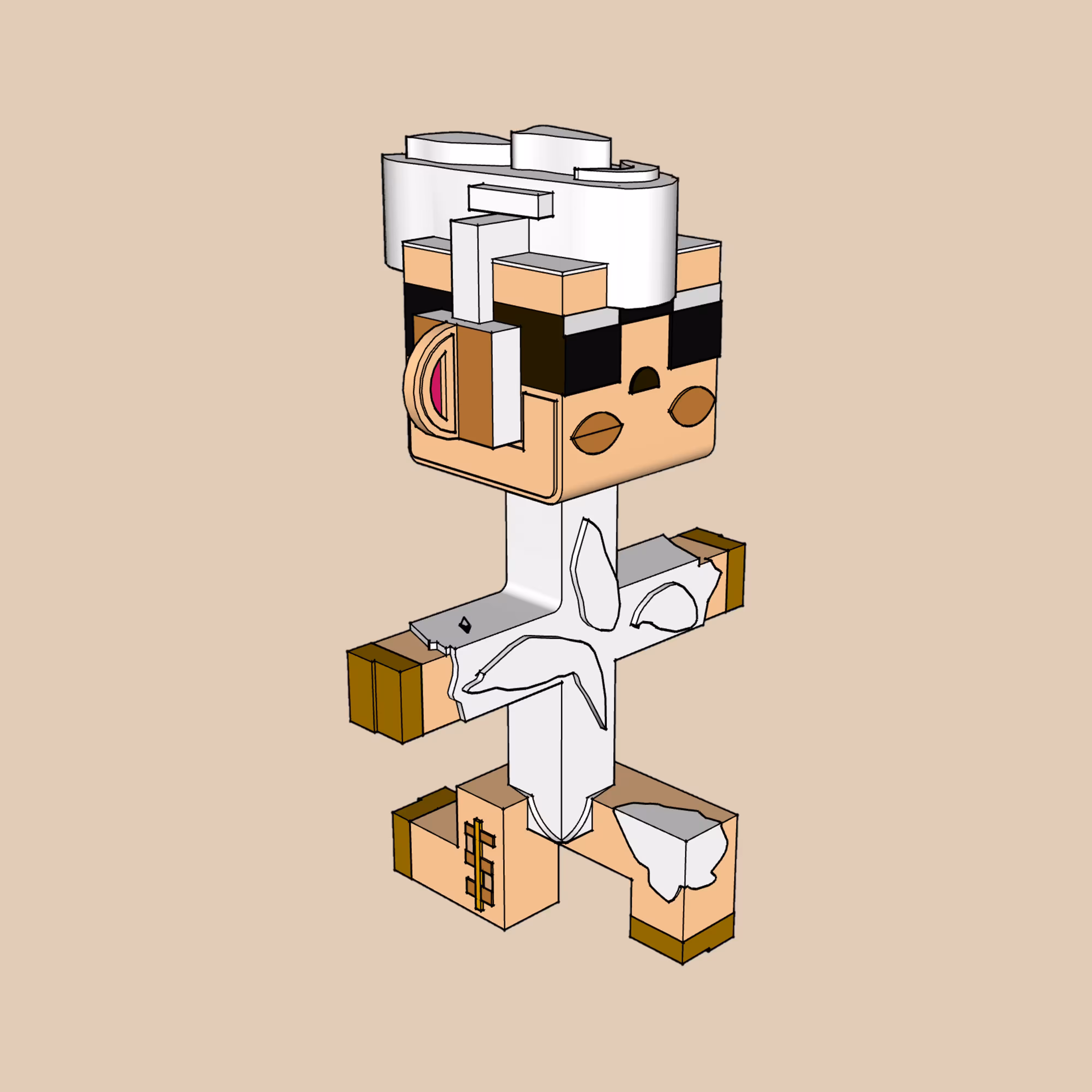 BrickBeads #3012 - FallingSheep