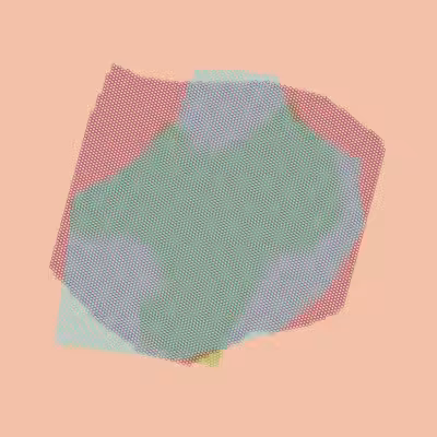 Moiré Mesh Paintings #13