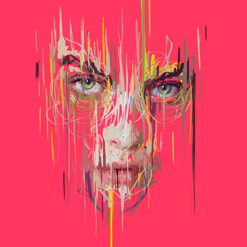 Pink portrait #8