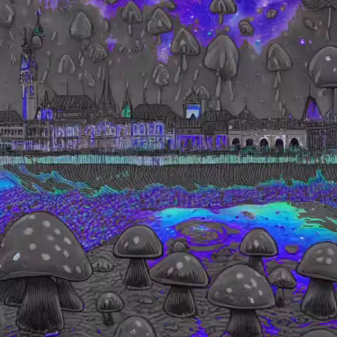Shroom cityscape