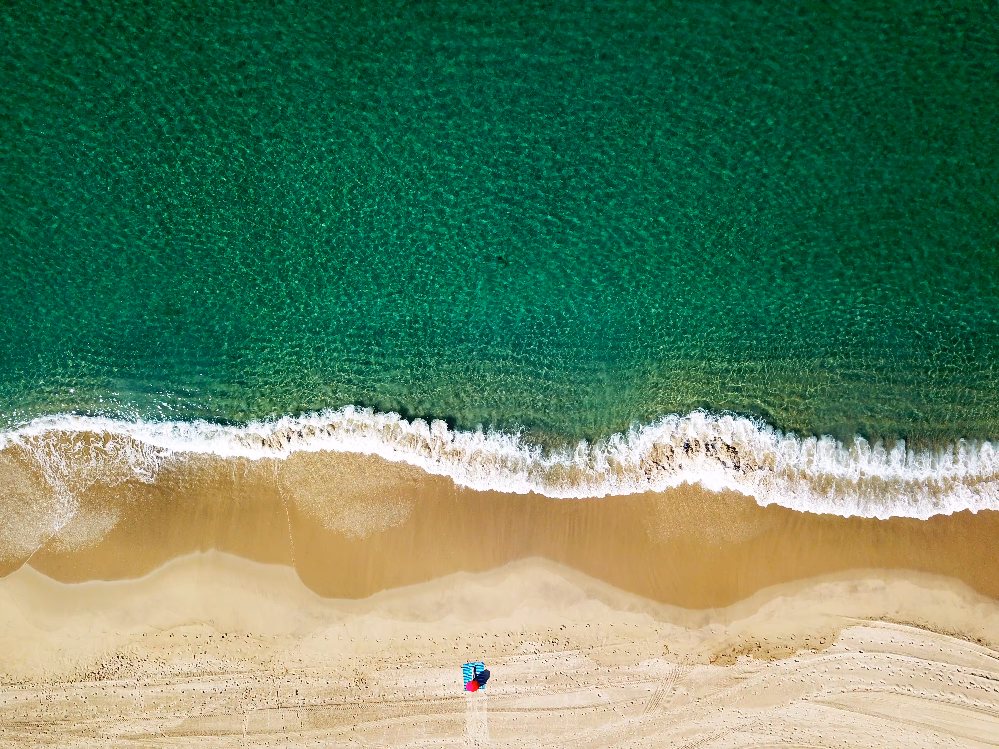 Sunbathing at the Emerald Sea