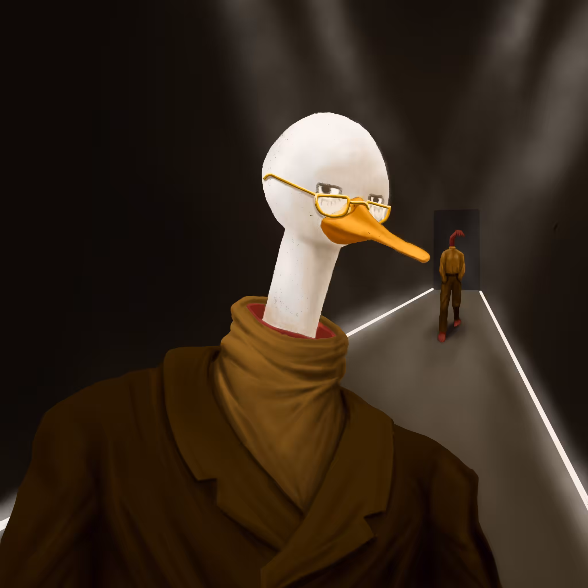 fashion designer duck