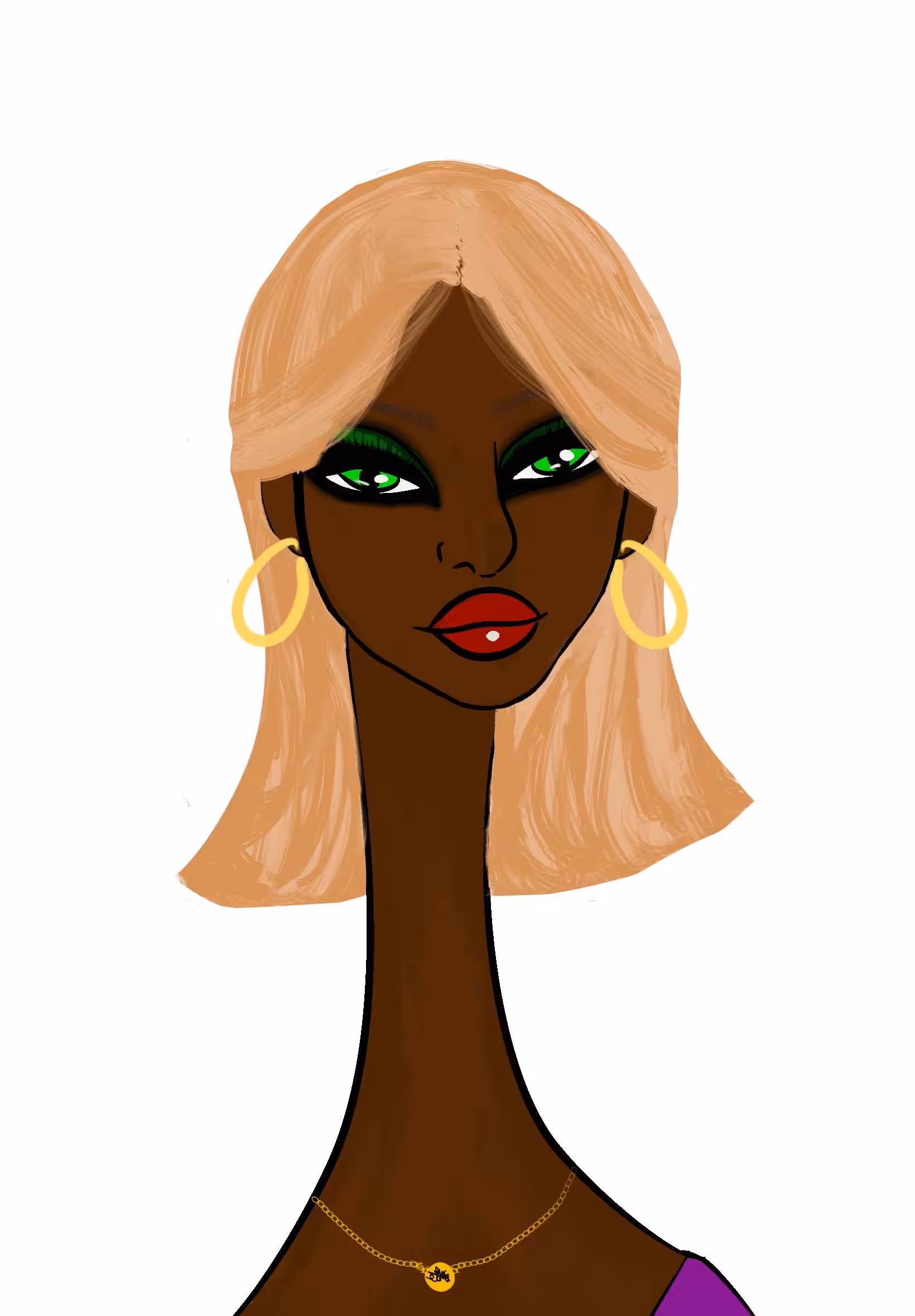 Long Neckie Ladies: Long Neckie Lady #373