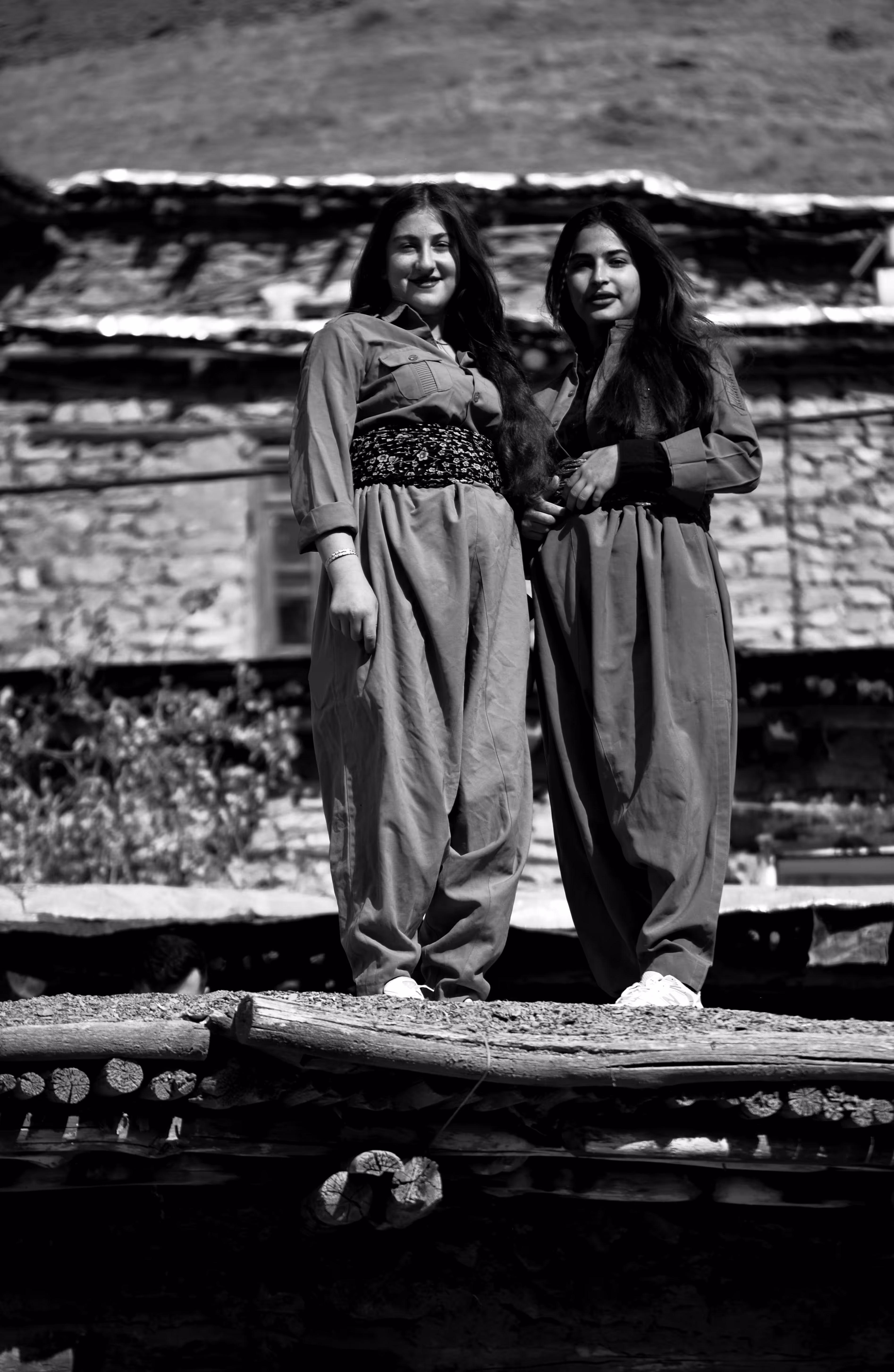 with the wind : Kurdish girls