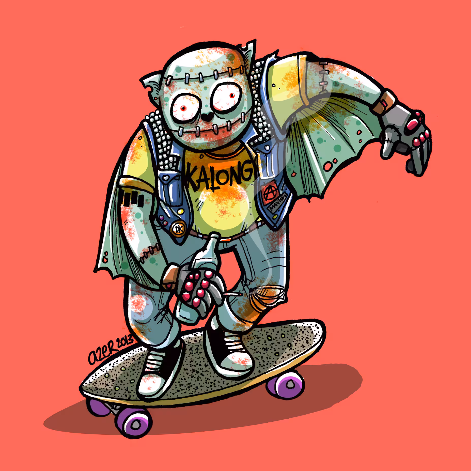 Kalong Longboard AZ21