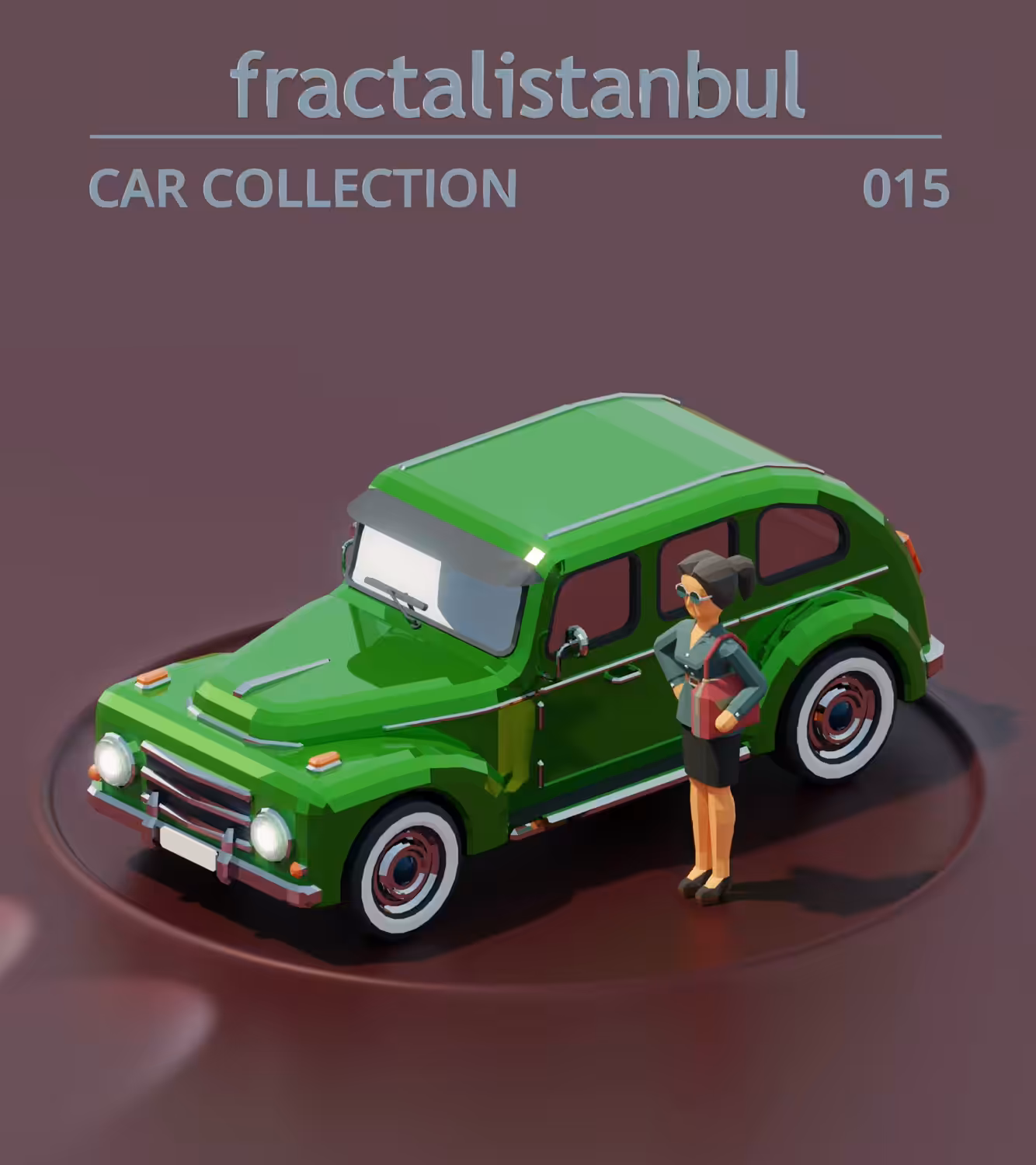 FRACTAL ISTANBUL - CARS: Car 015 - Green 01/10