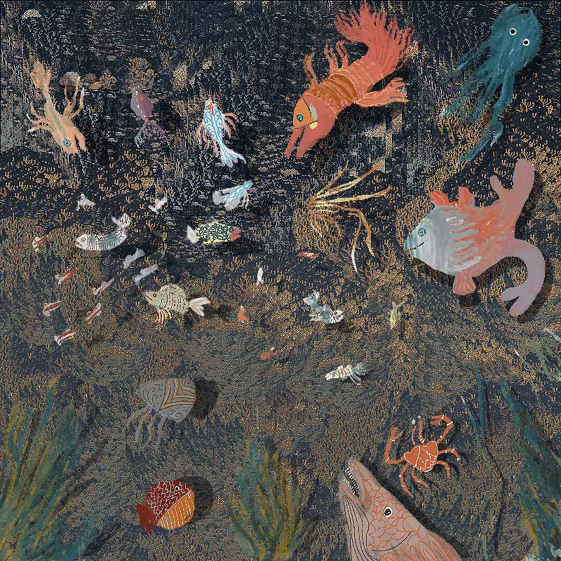 Underwater dream of fish