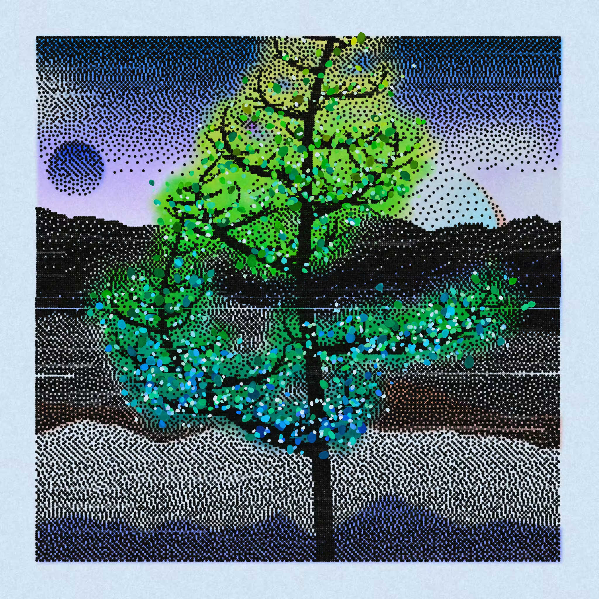 Dithered Branches #118