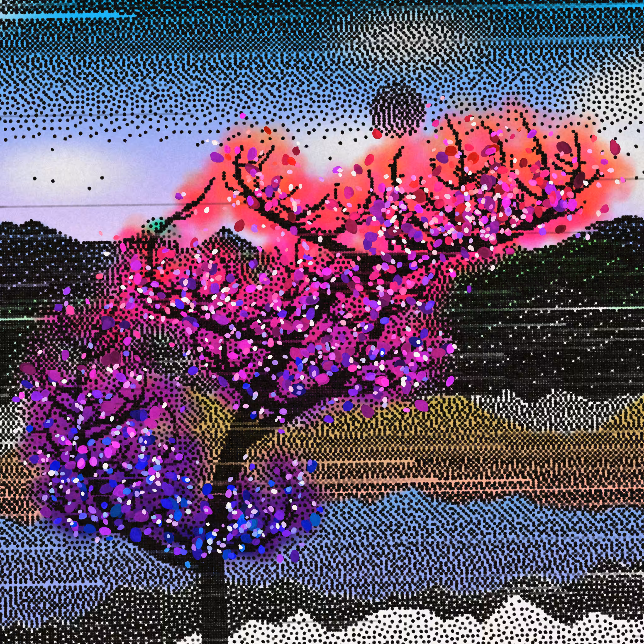 Dithered Branches #95