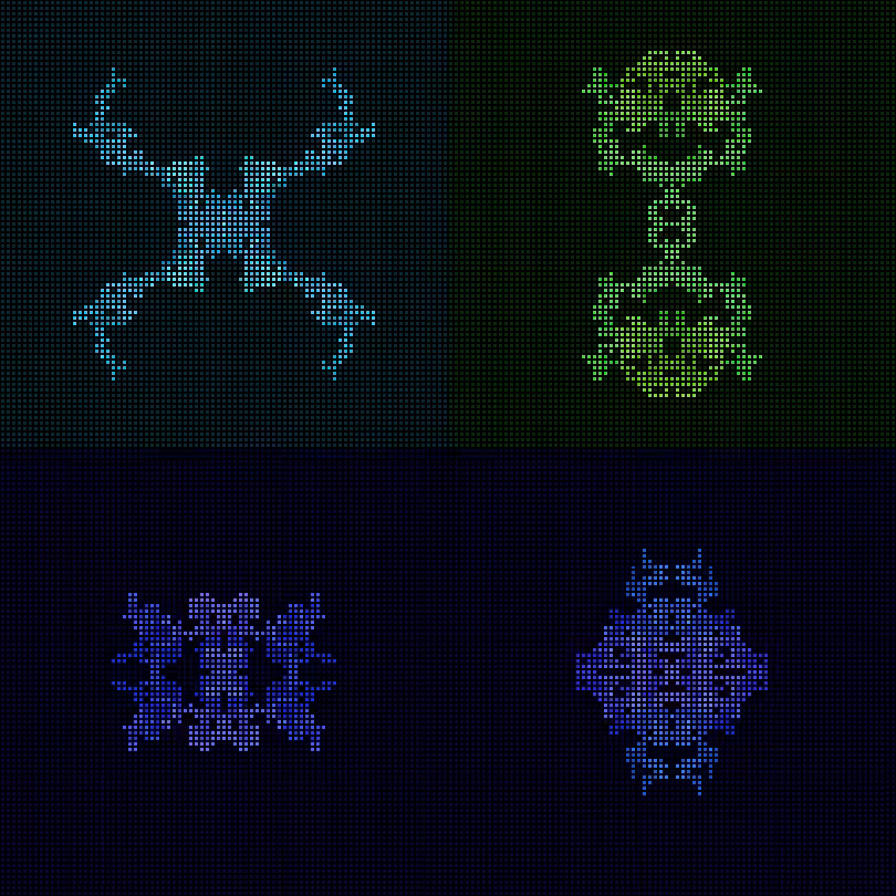 Dither Creatures 2x2 #47
