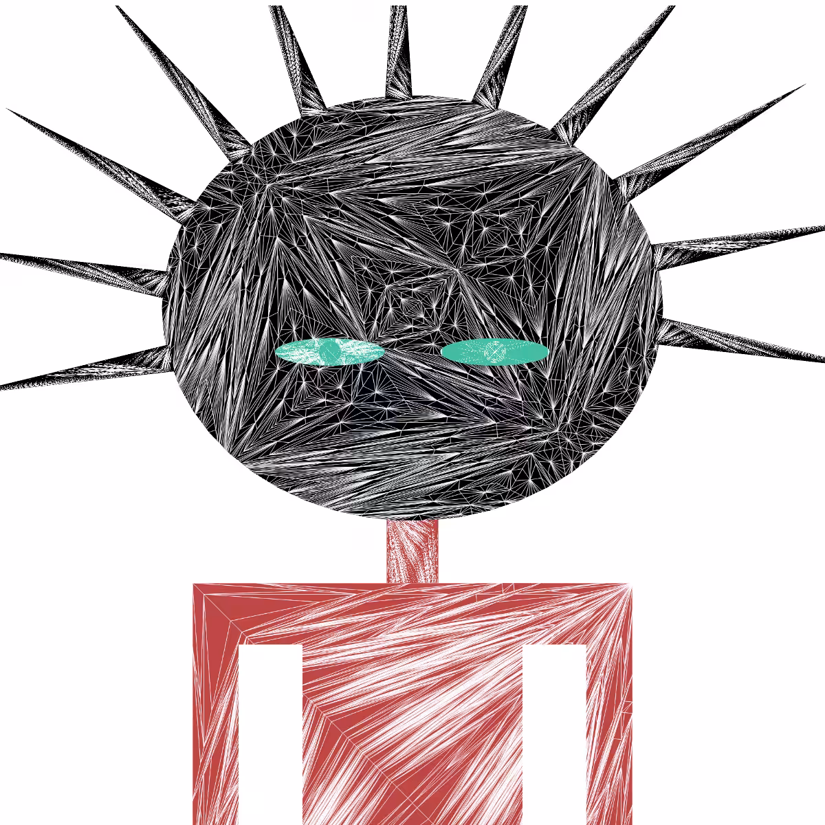 Spiky Woman #16