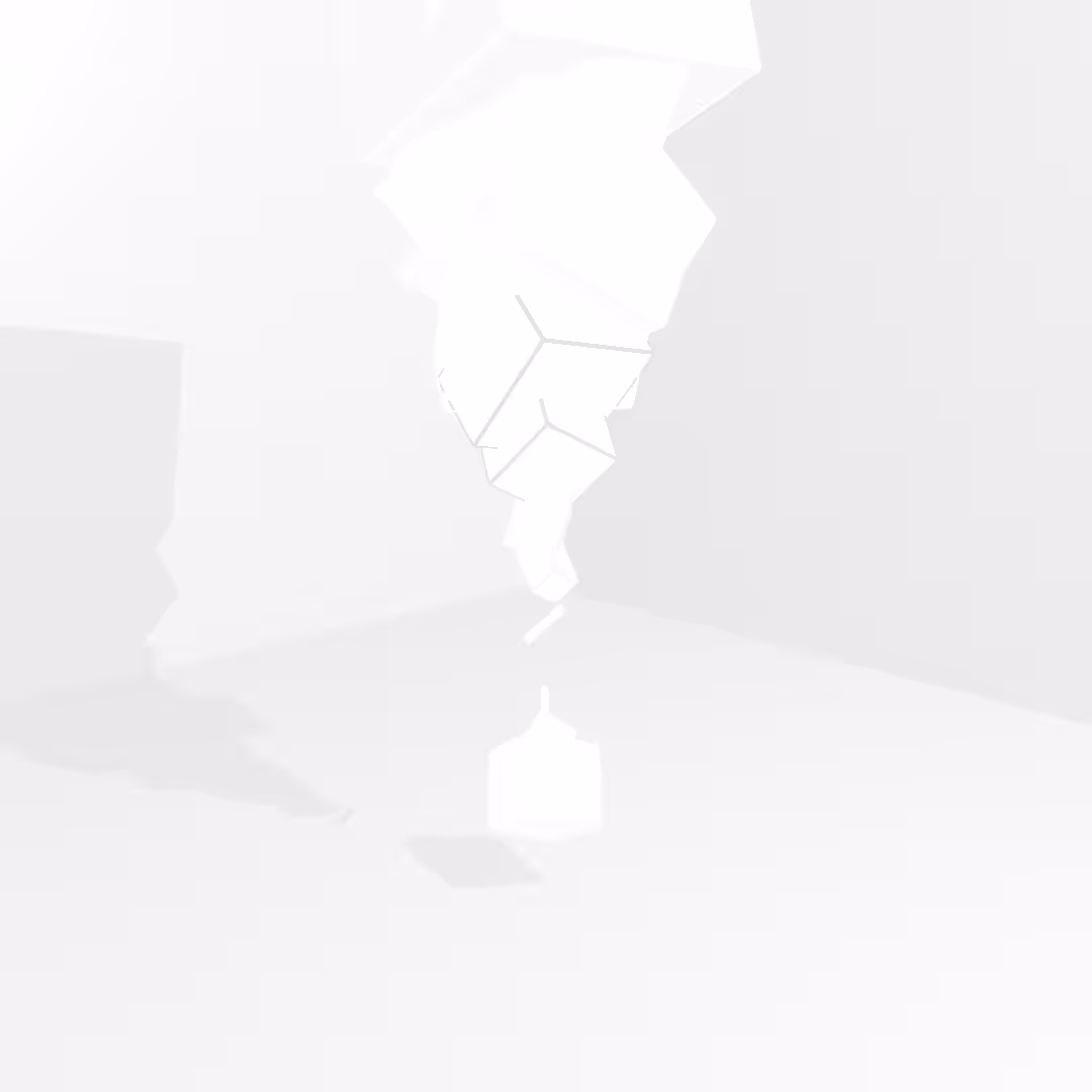Cubes Blancs sur Fond Blanc #7