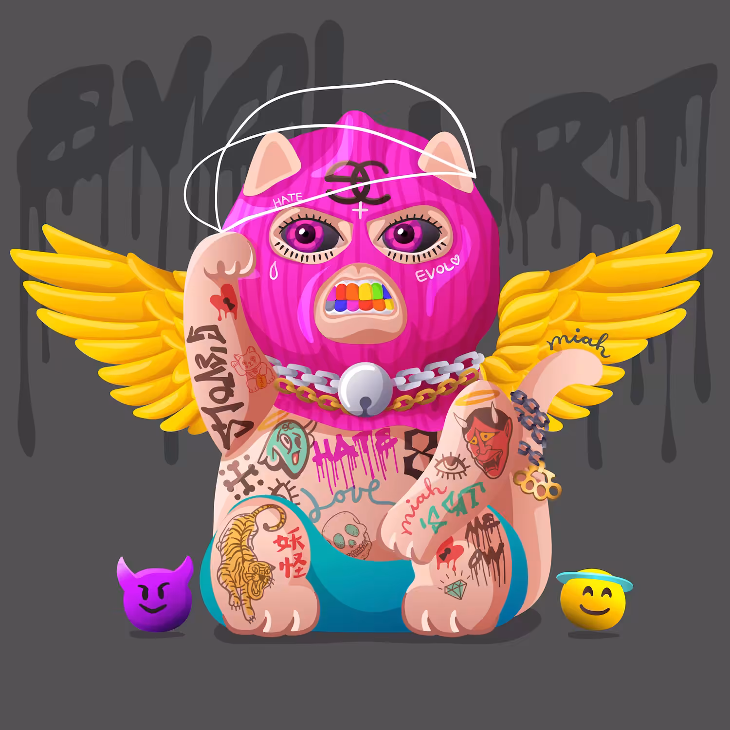 Manekineko x EVOLARTCOMP