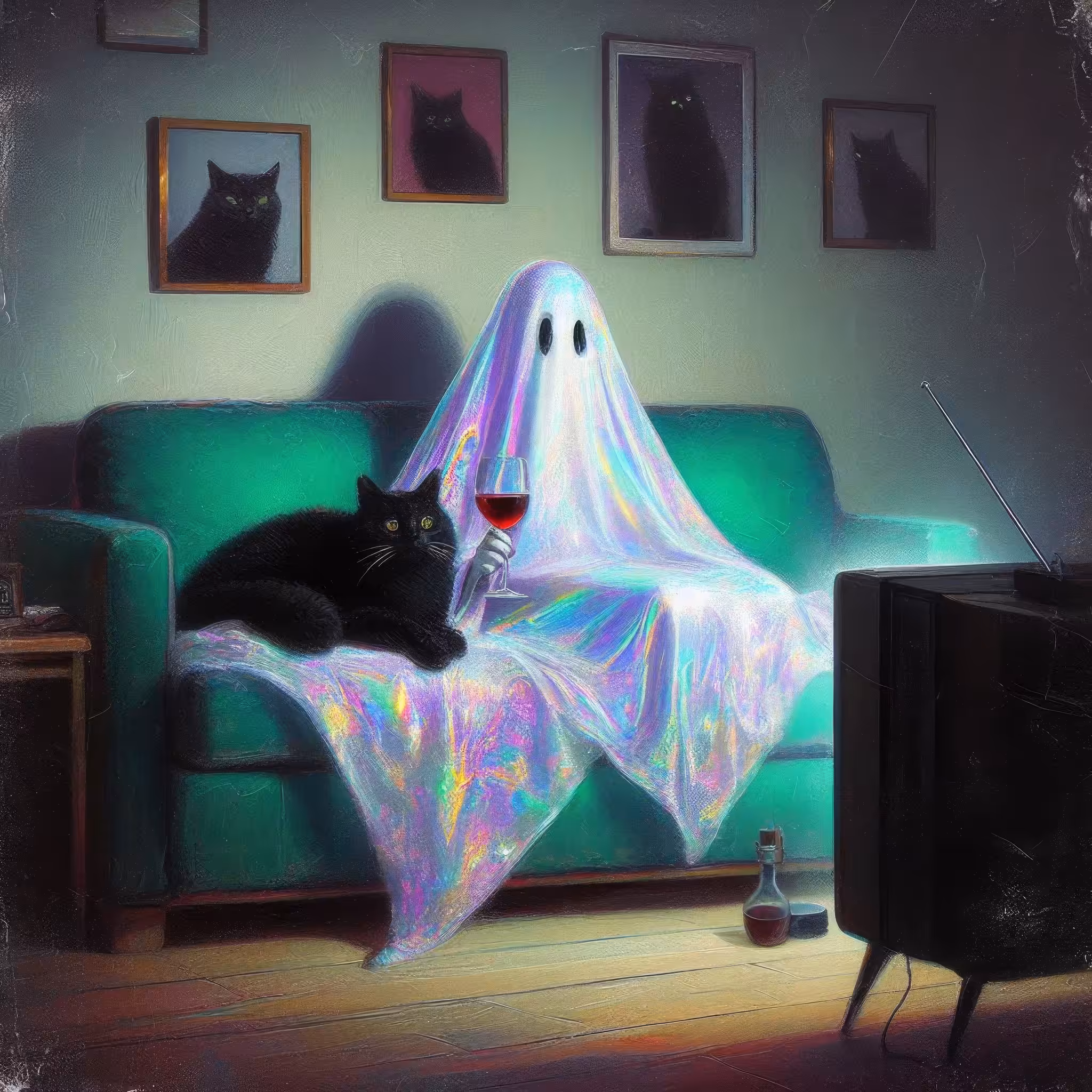 Adventures of Ghosty & LuLu: Wine & Netflix