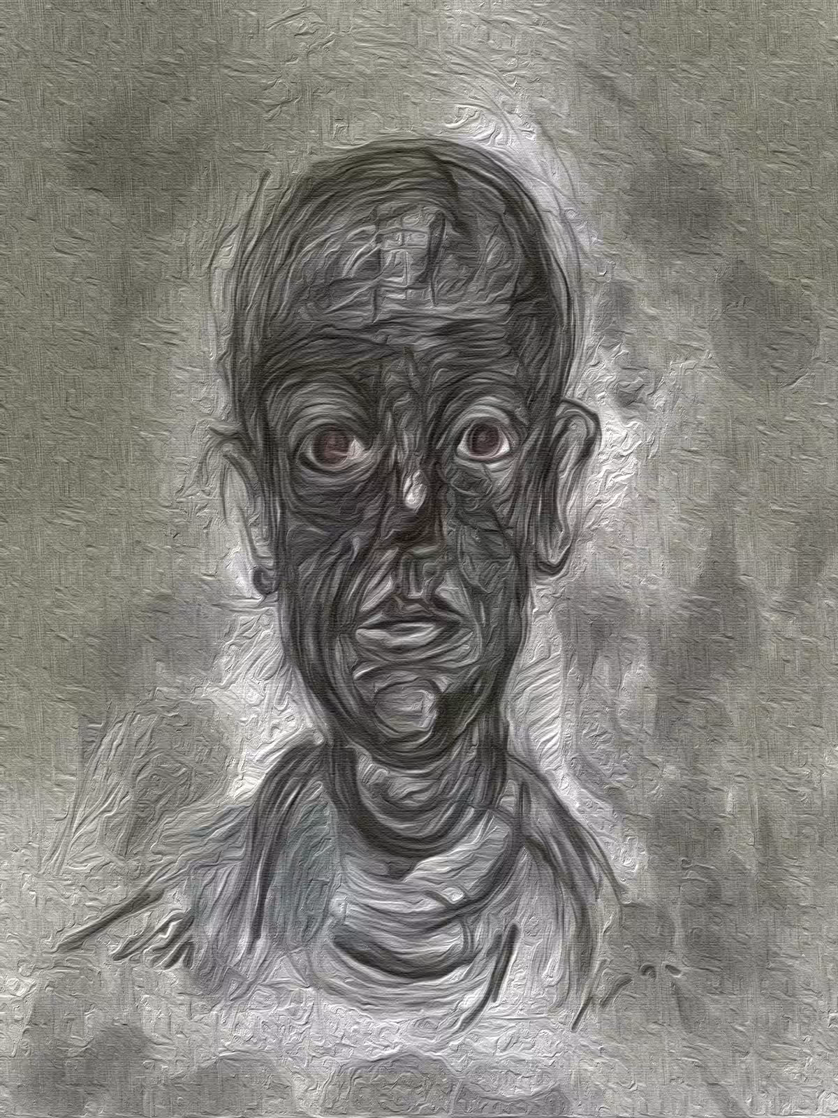 Painting for Alberto Giacometti