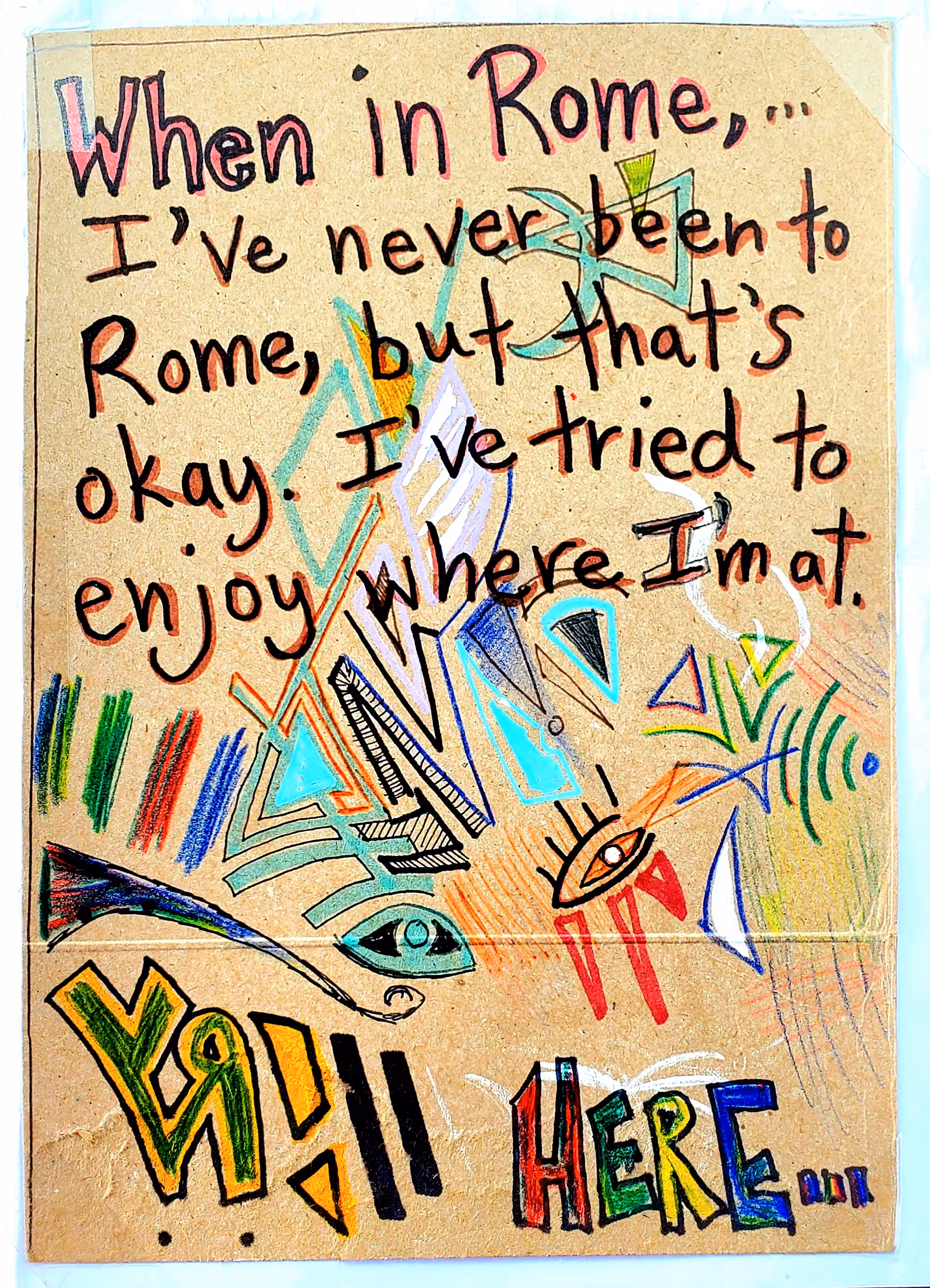 BACK to PRIMITIVITY (2023): "Never Been to Rome" by Richard F. Yates (Holy Fool)