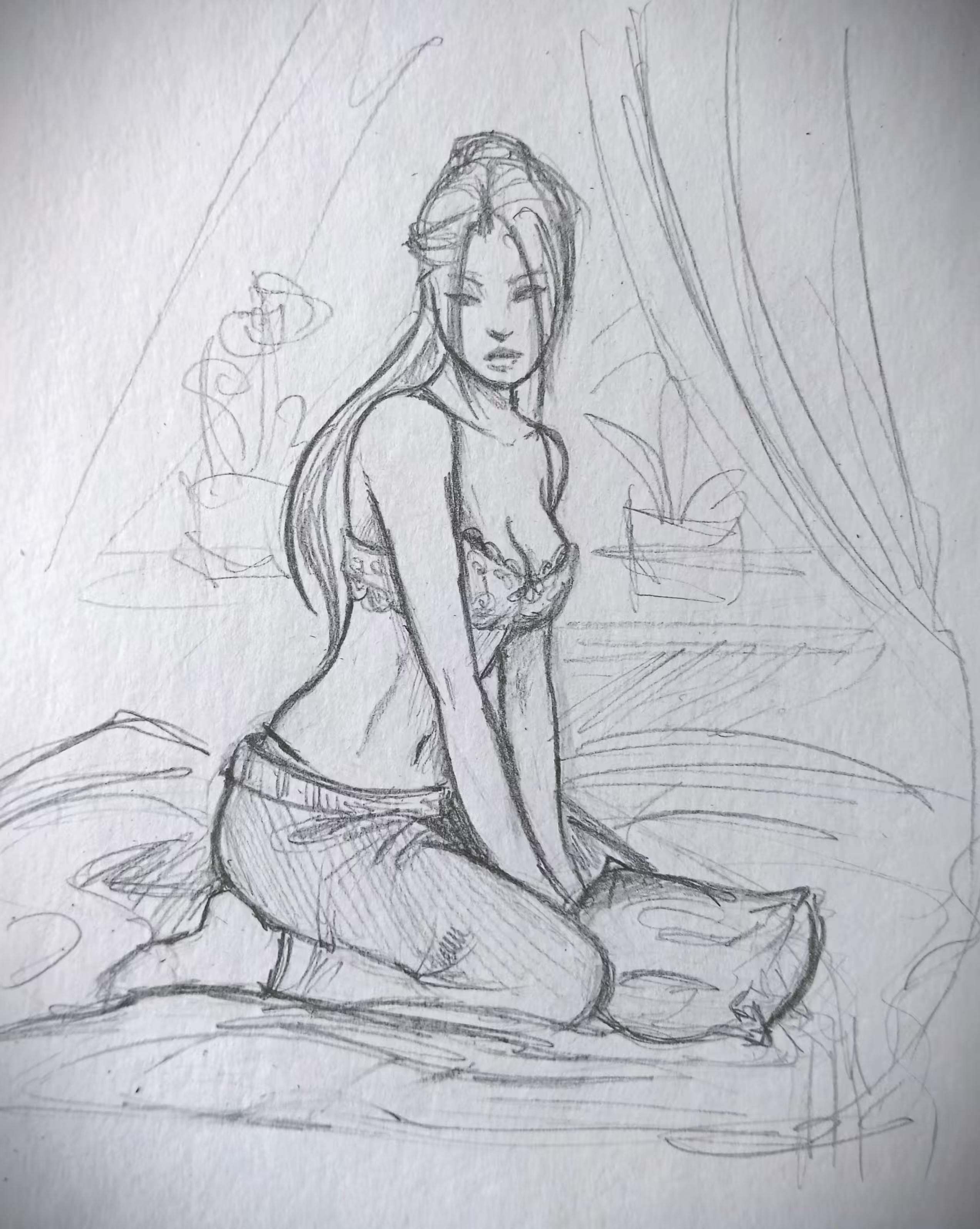 Pencil Moment: Morning Serenity