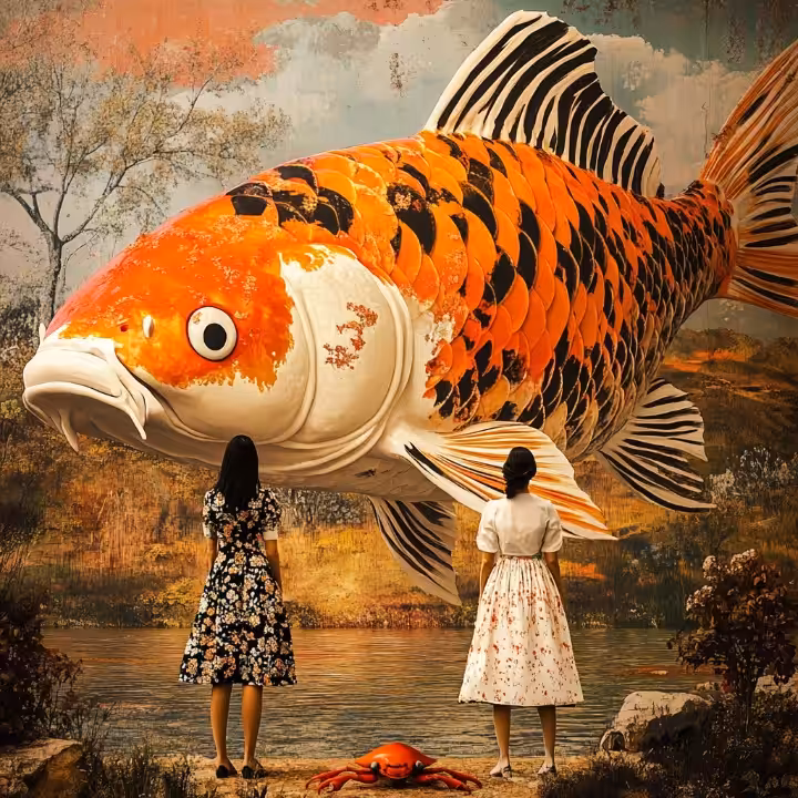 The world of art: vague dream(fish)