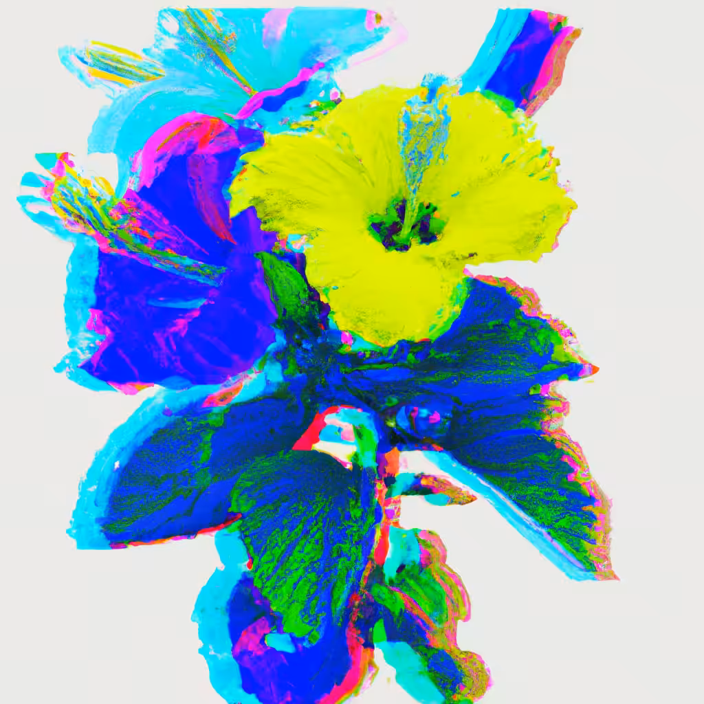 Hibiscus Glitch | 1