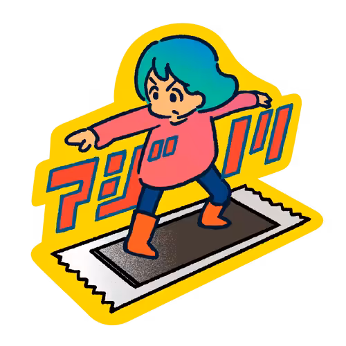 KIMAGURE STICKERS 3D #001