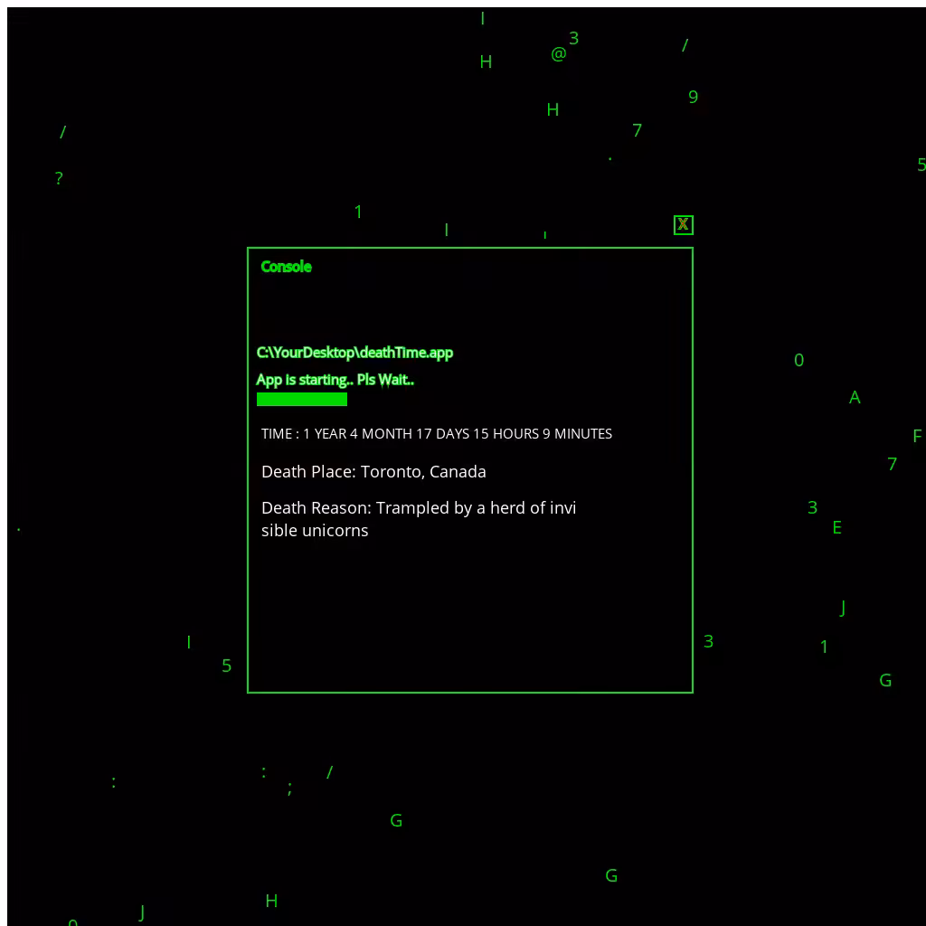 Death Time Console App #6