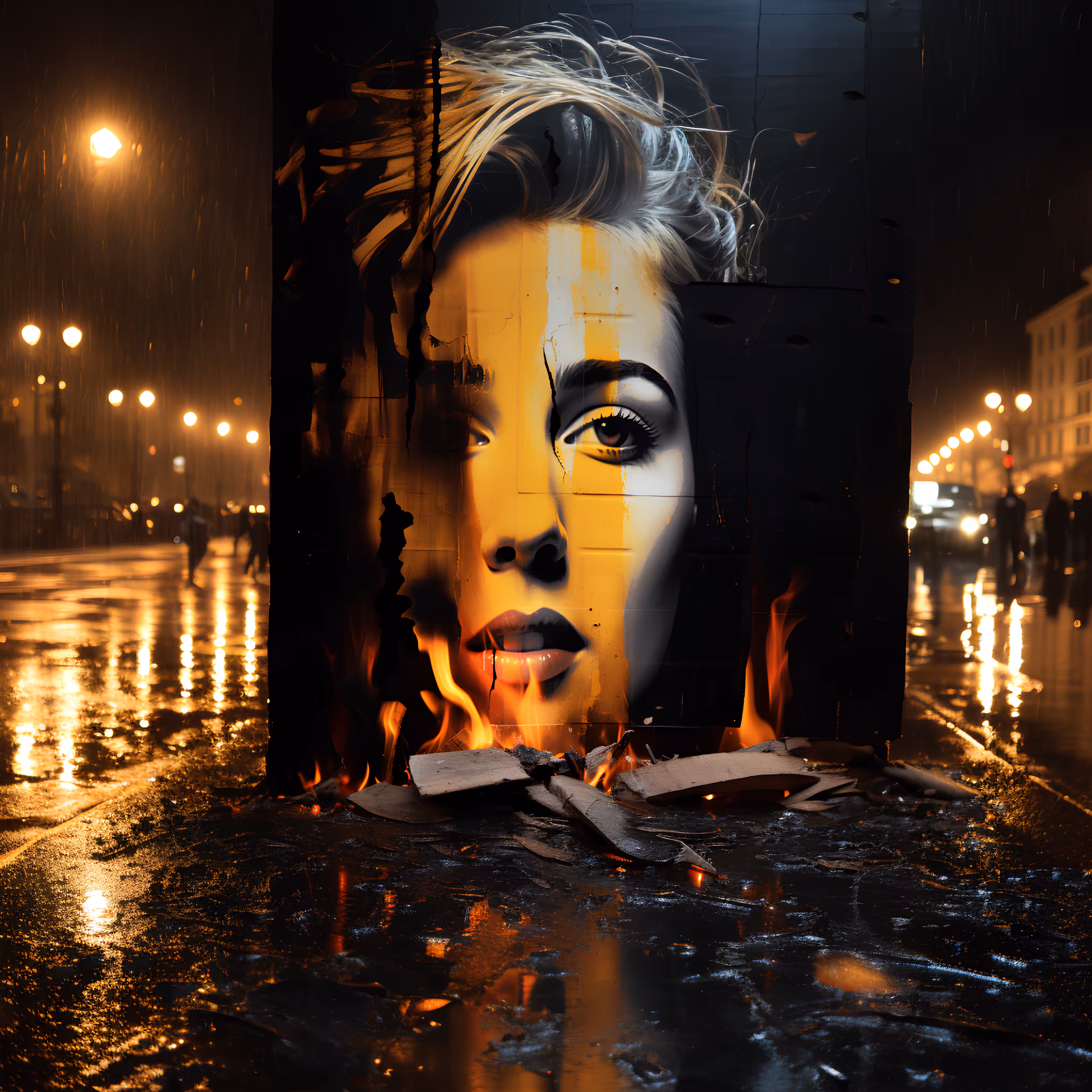 Graffiti on Fire