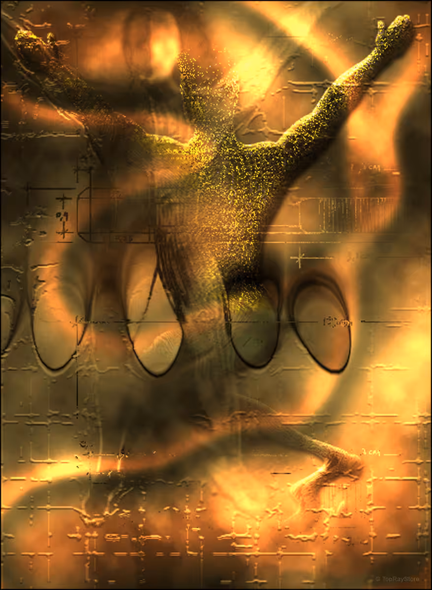 Goldfire illusion