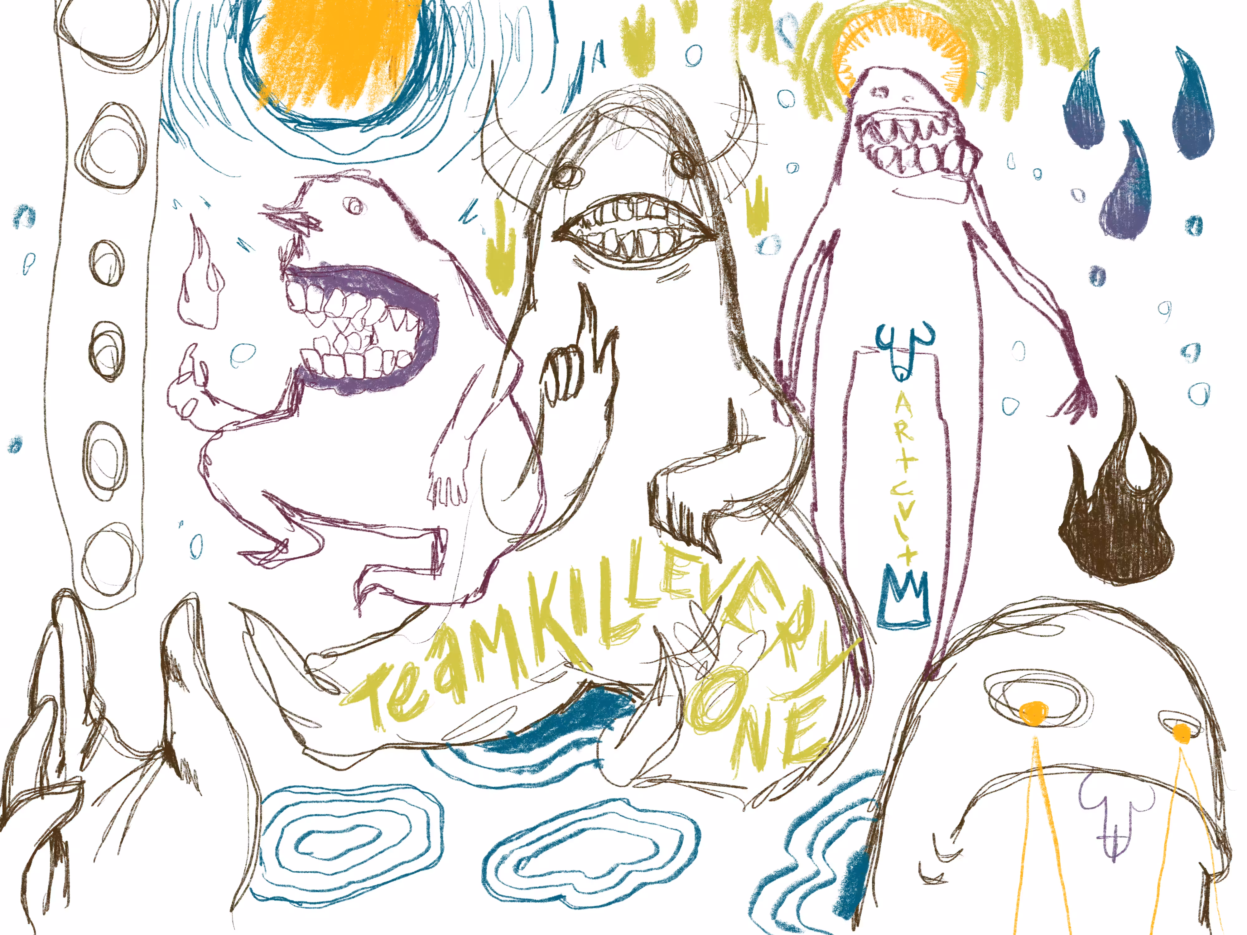 all digital doodle/ teamkilleveryone