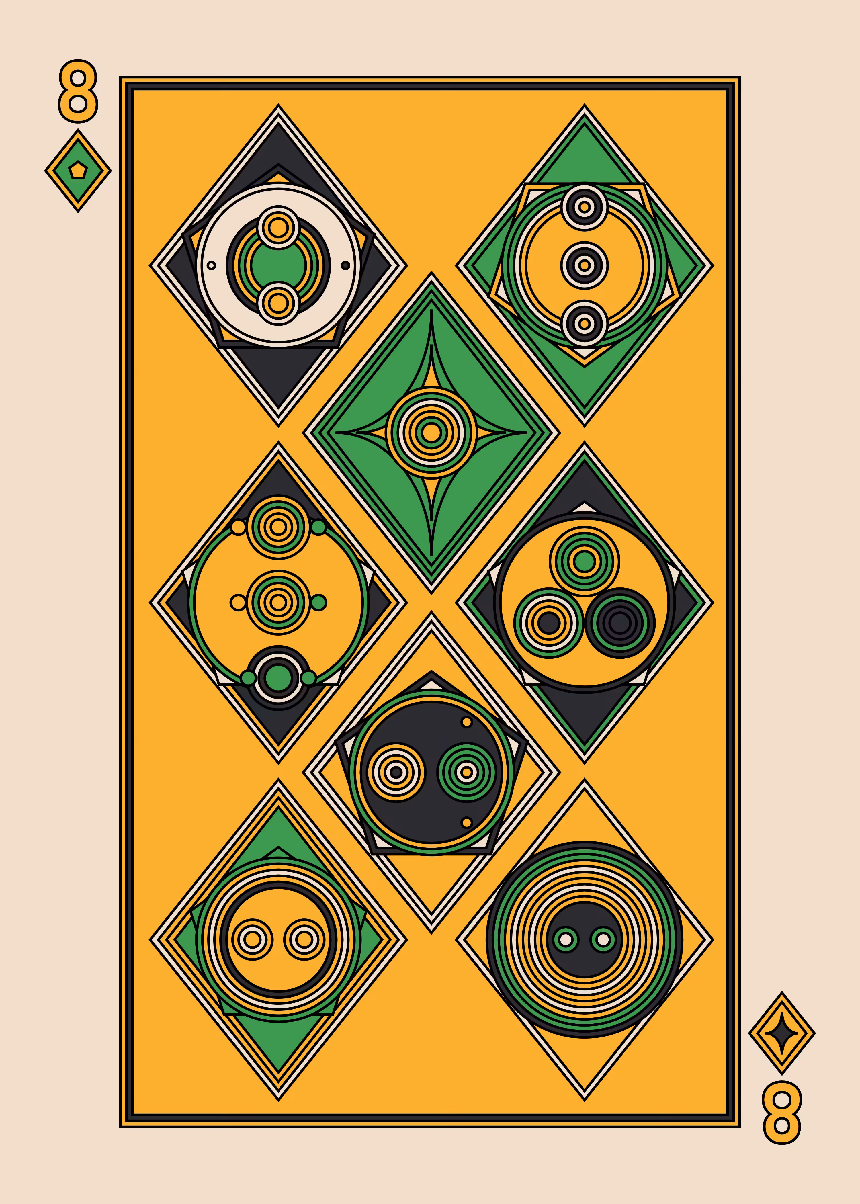 Eight of Diamonds Dark