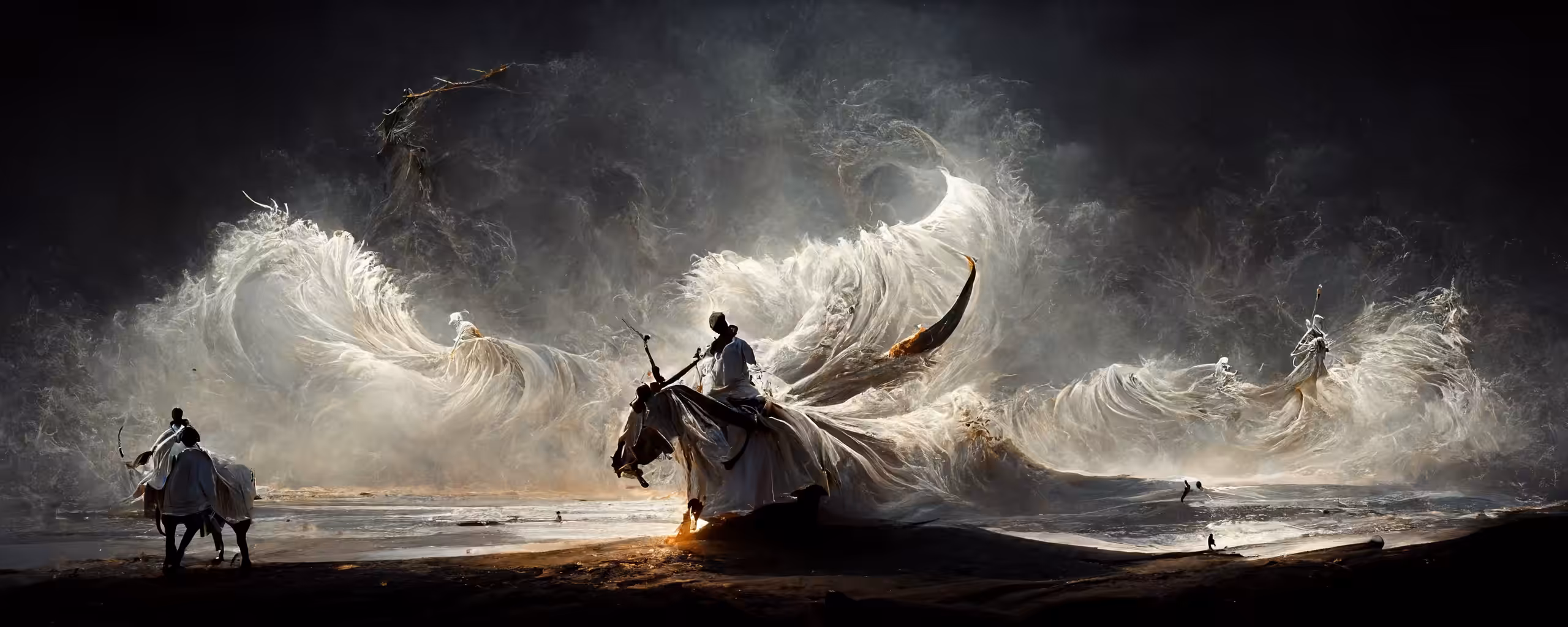 Warrior at the Beach