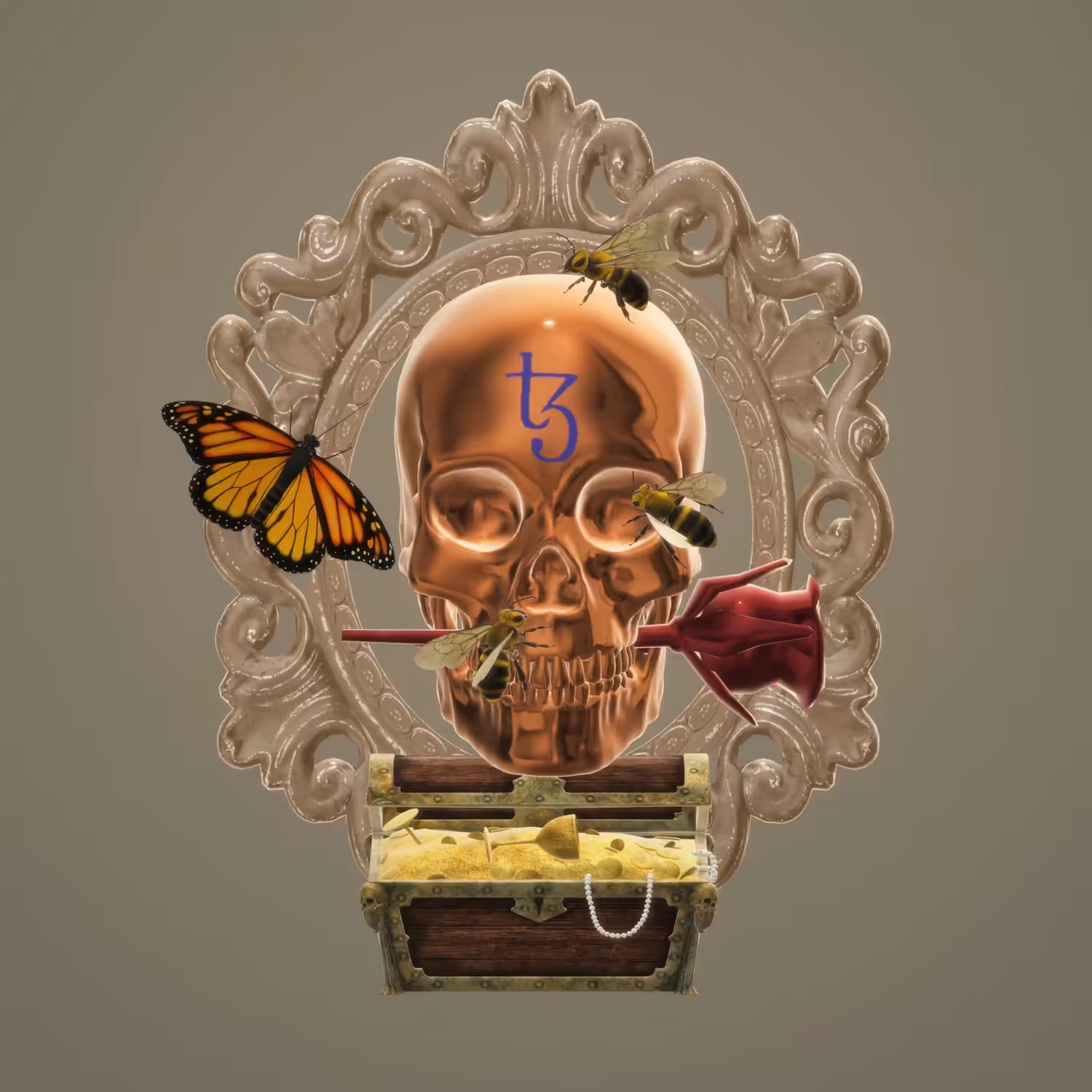 GOLD SKULL