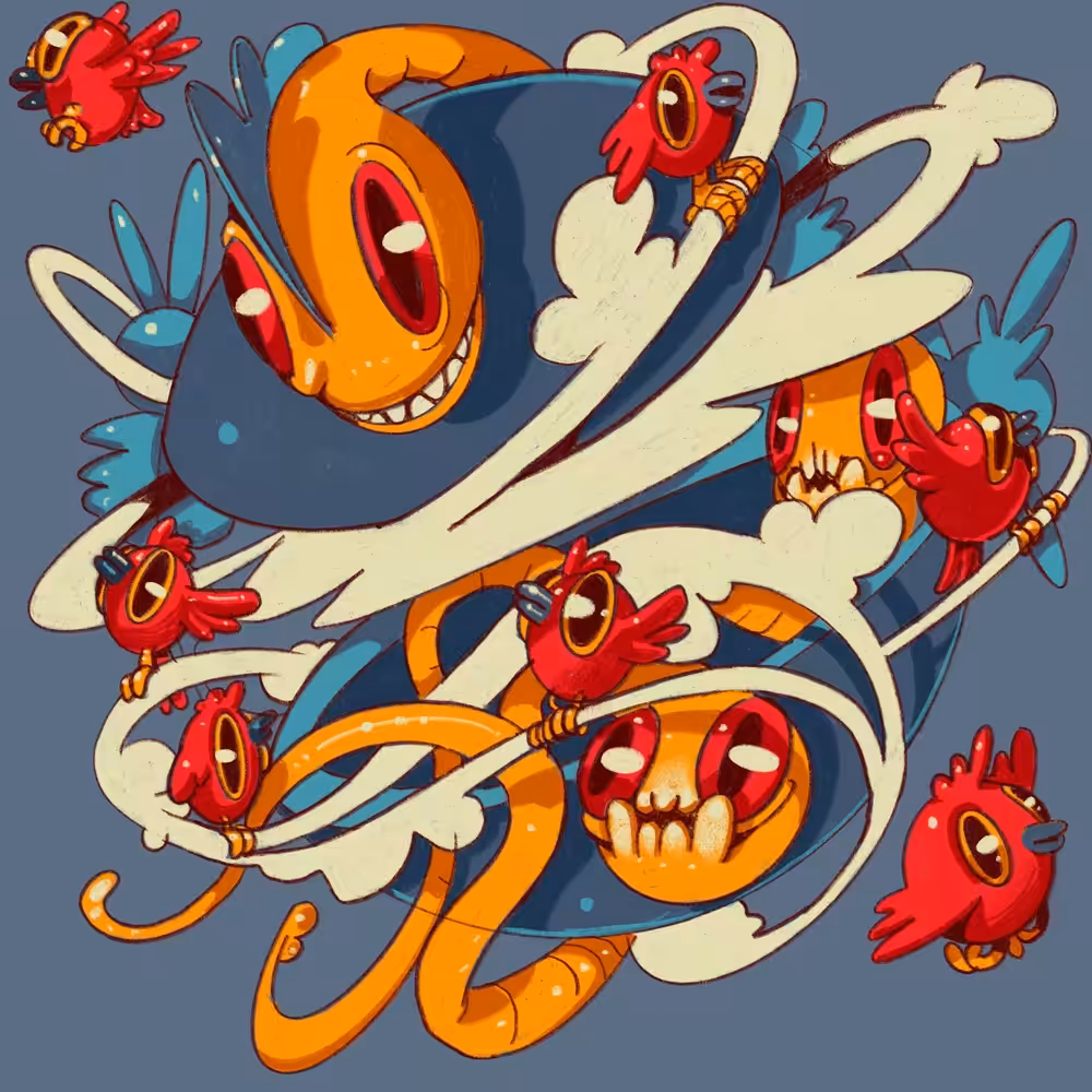 Snakes and birds