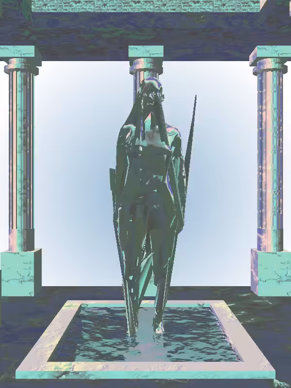 HeavenComputer: The Jumping Chronos Chrome Woman #7209