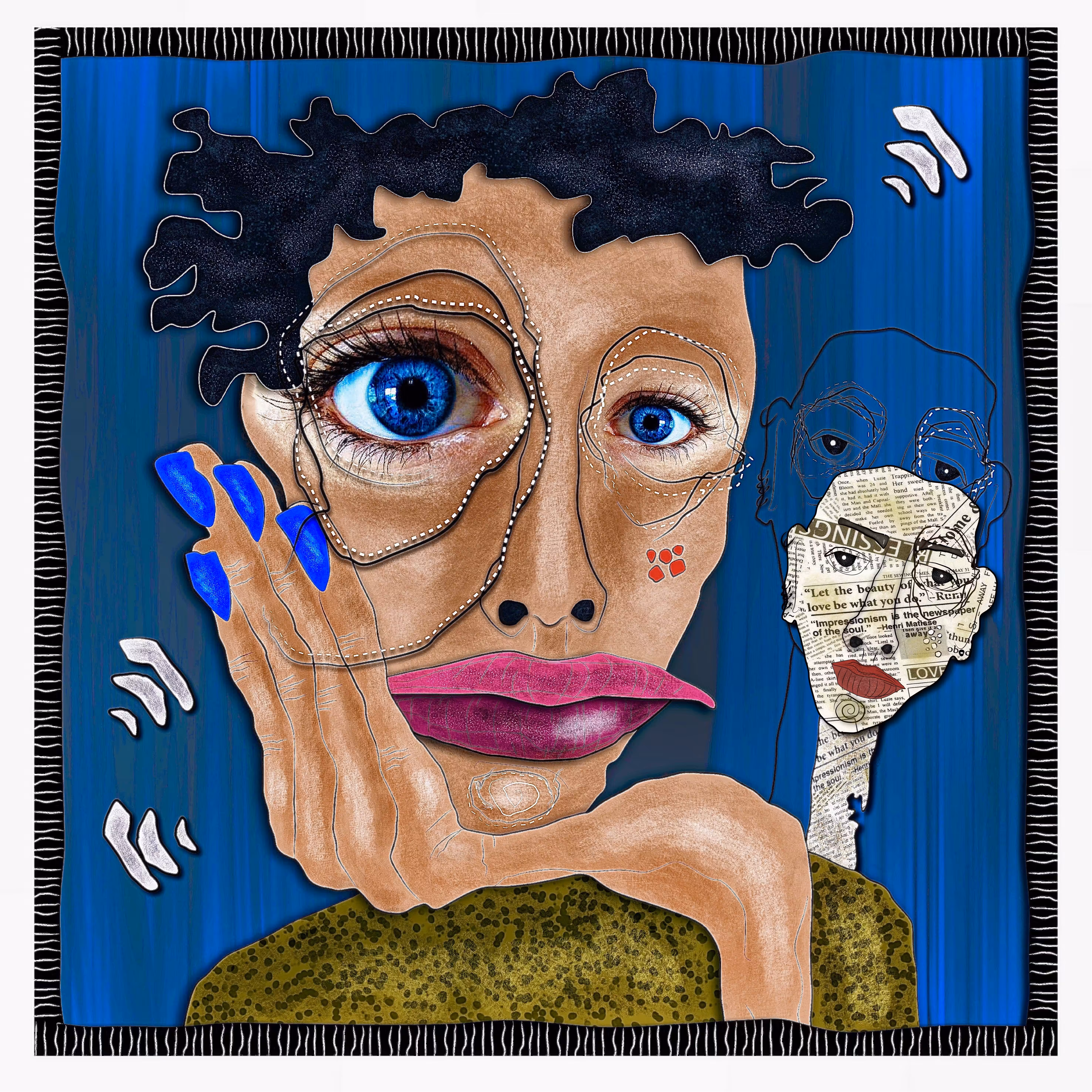 '' Blue eyed lady ''