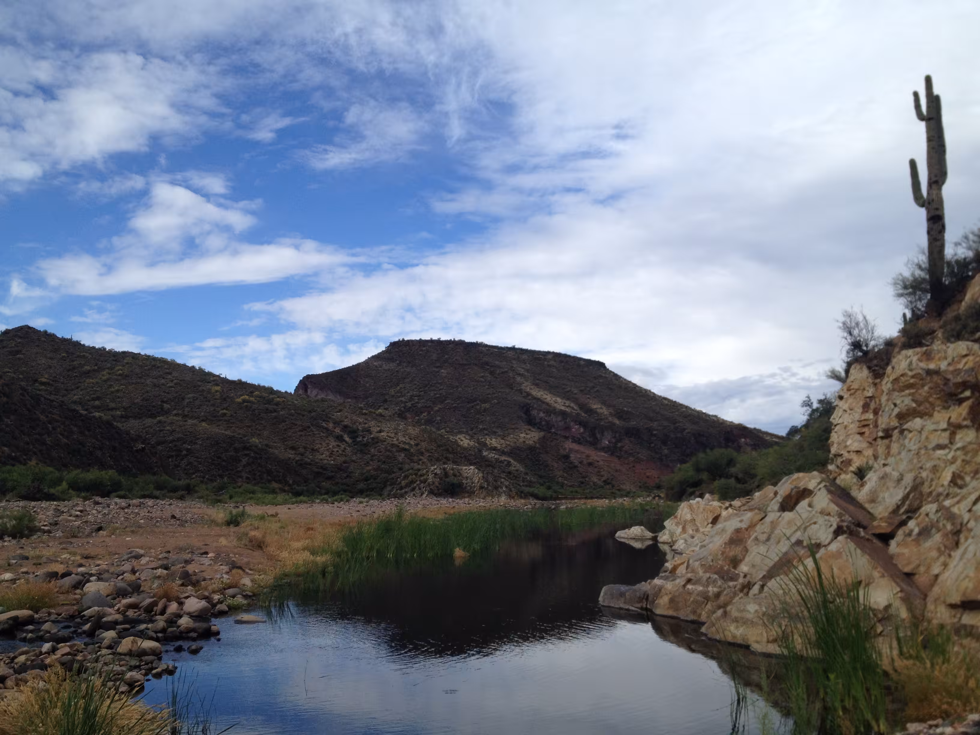 New River going through the TT Ranch in New River Arizona