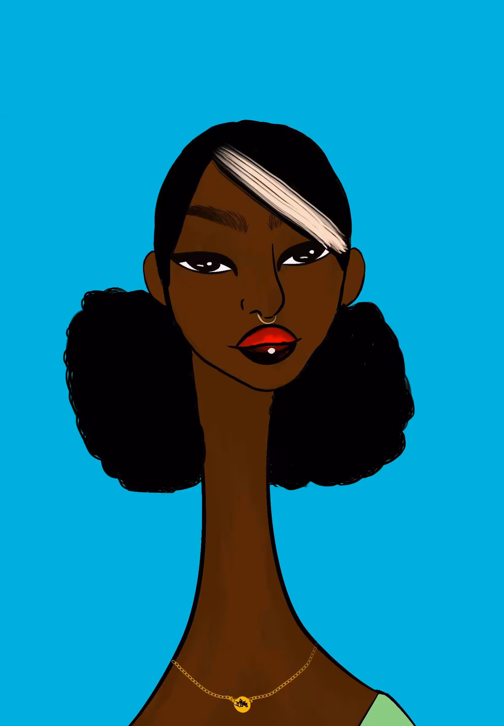 Long Neckie Lady #351
