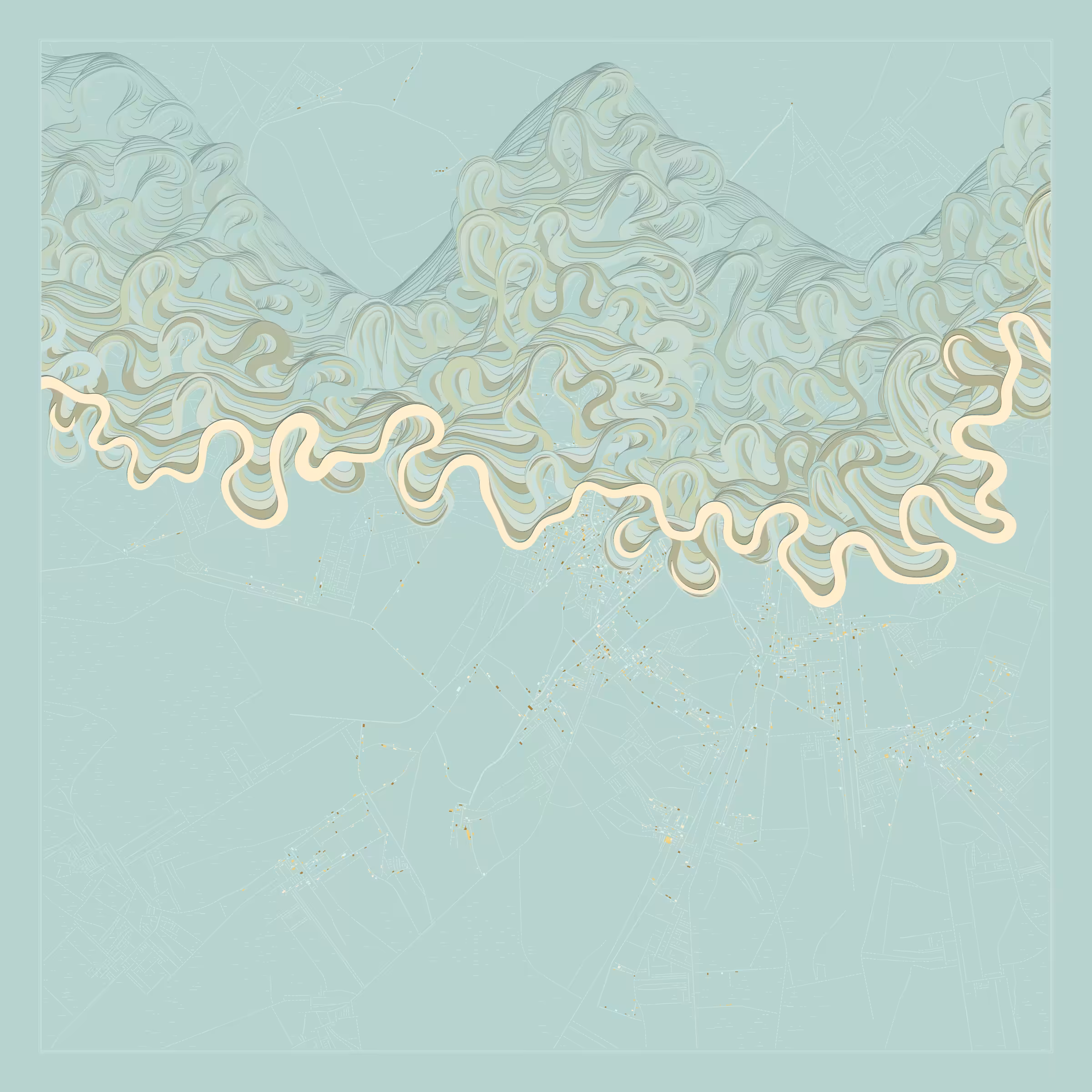Ancient Courses of Fictional Rivers #817