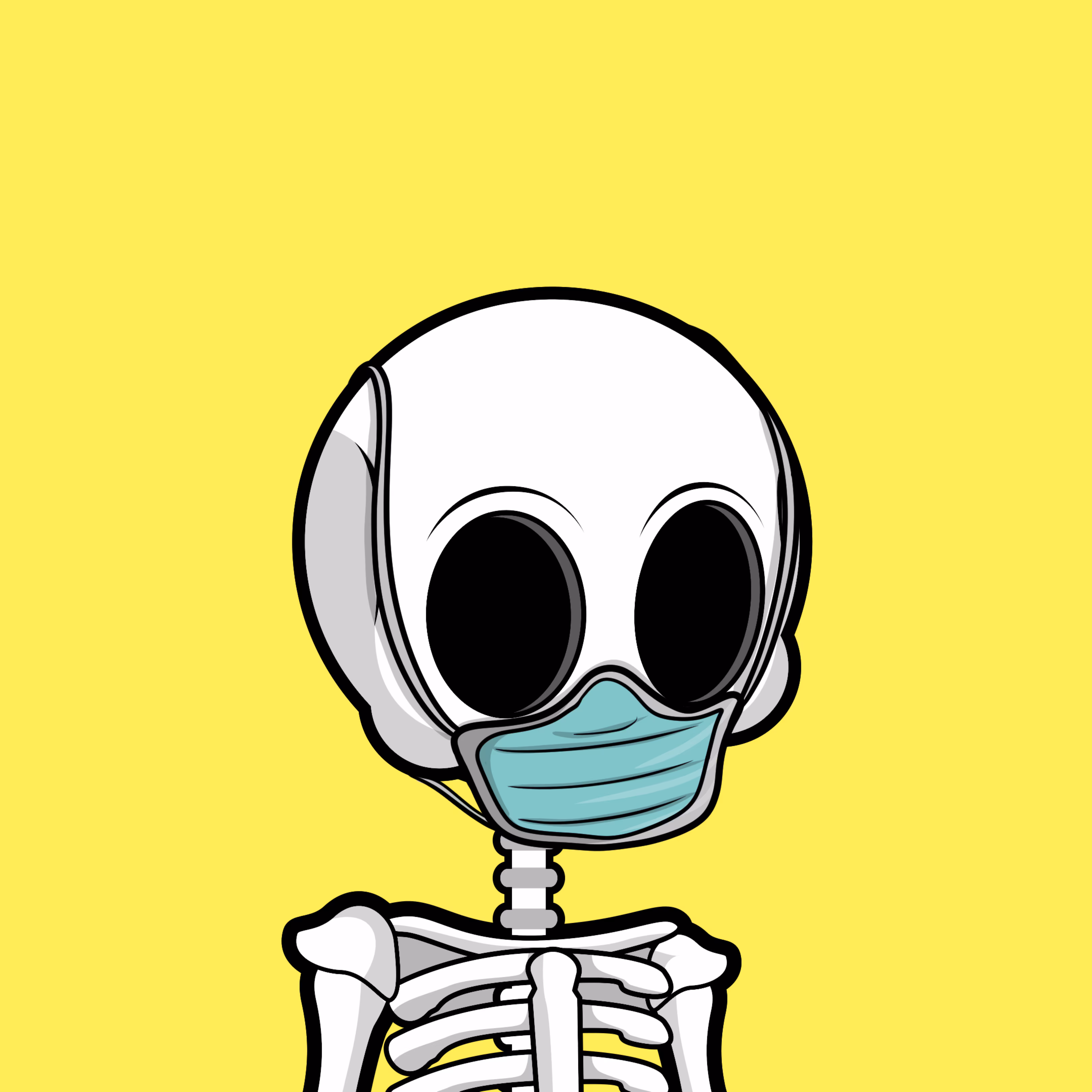 Edgar The Skeleton - Mask on #282