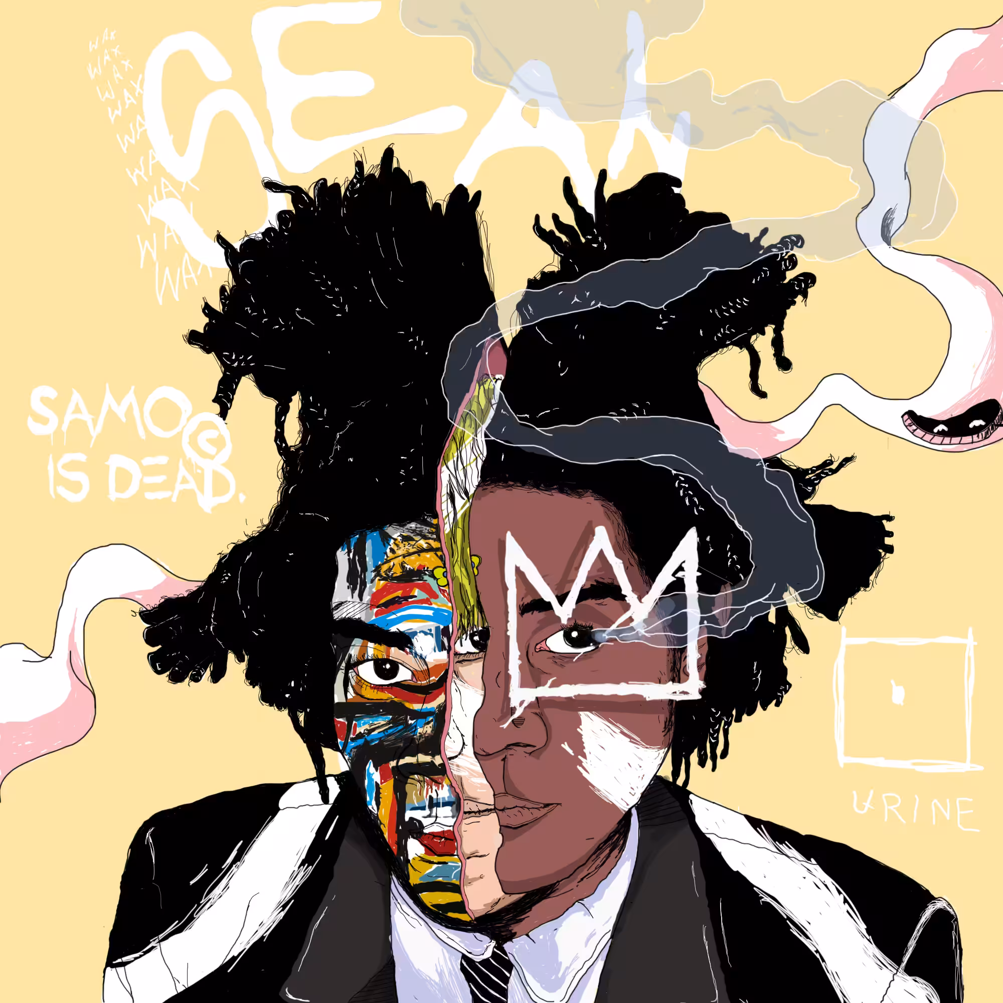 Andy Warhol and Jean Michel Basquiat.
