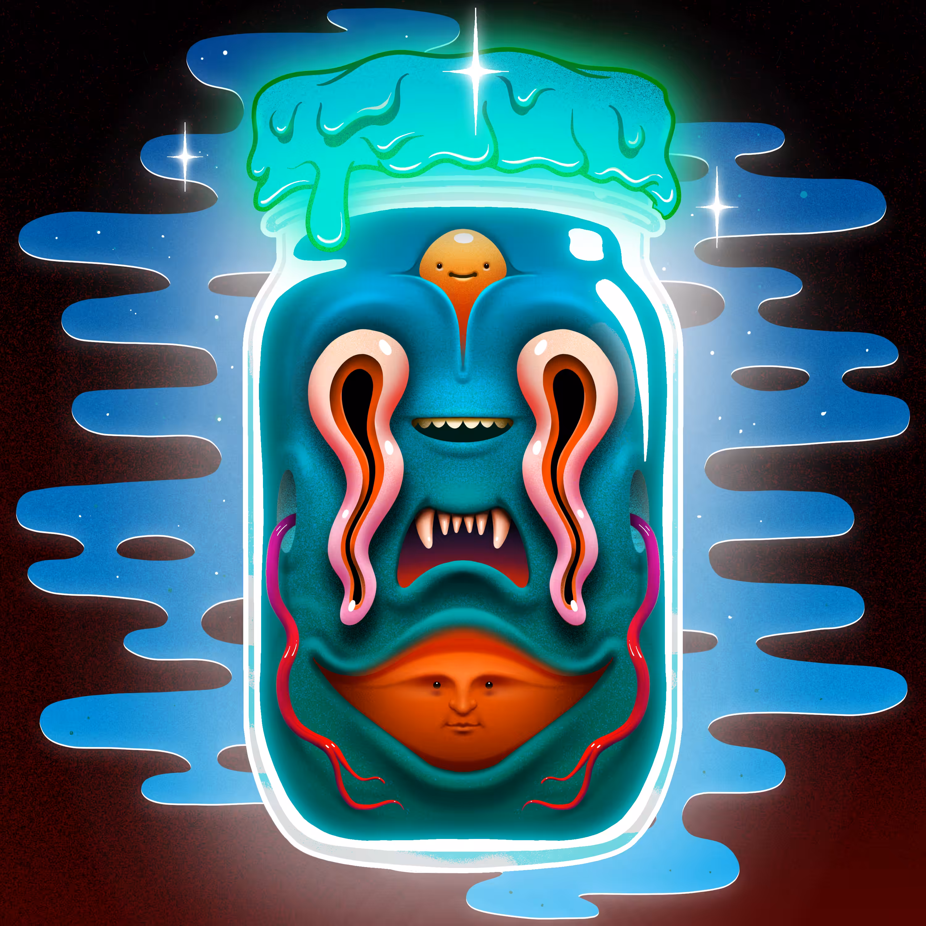 Glow-in-the-dark Lid  #1