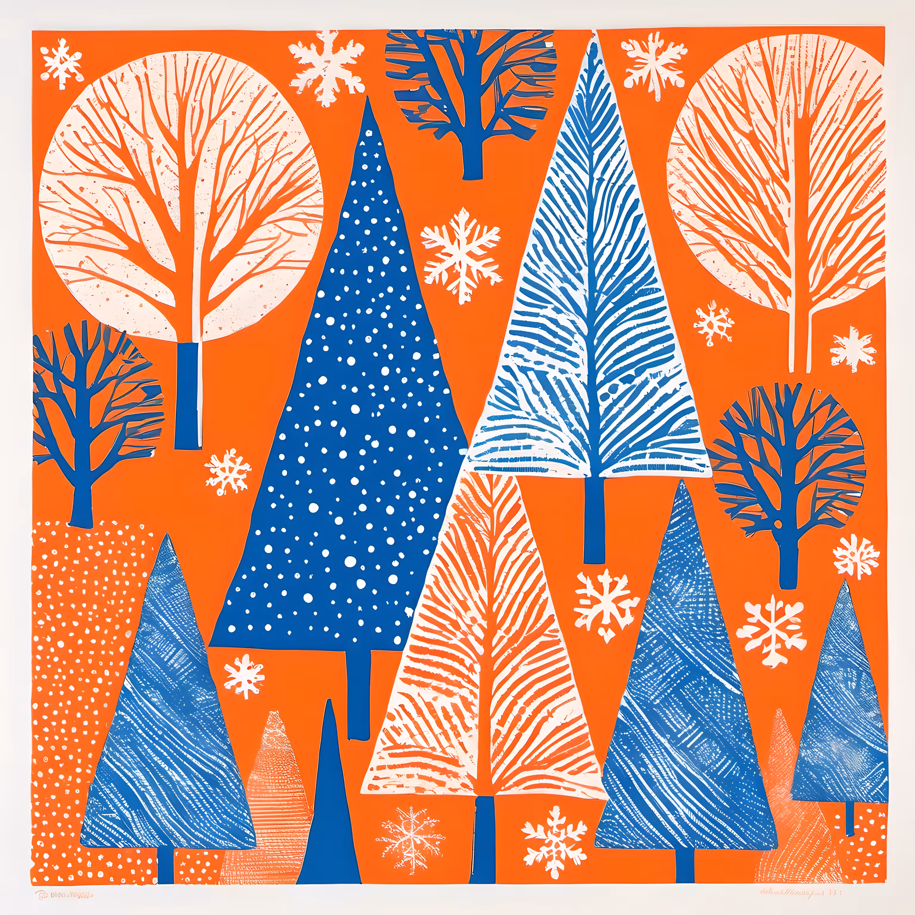 Riso Festive Trees #38