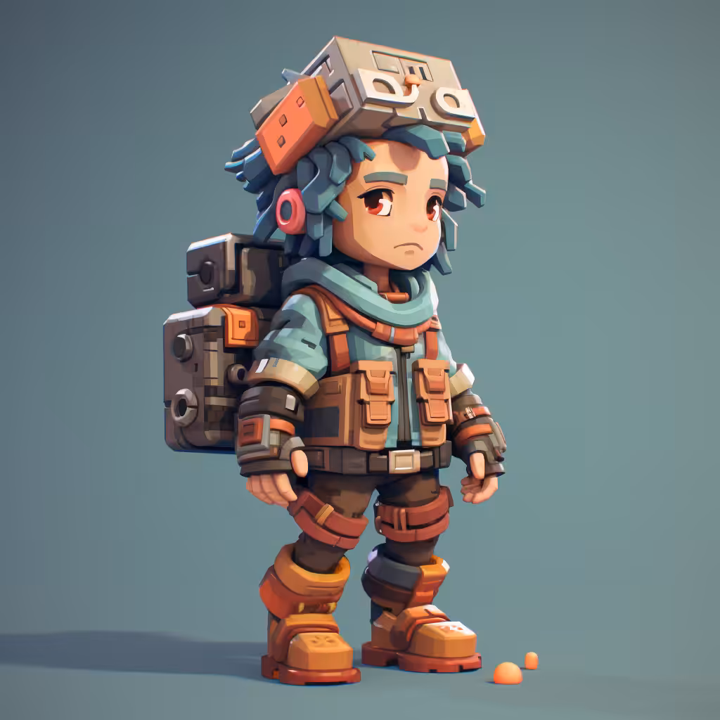 Tez Pixel Figure #121